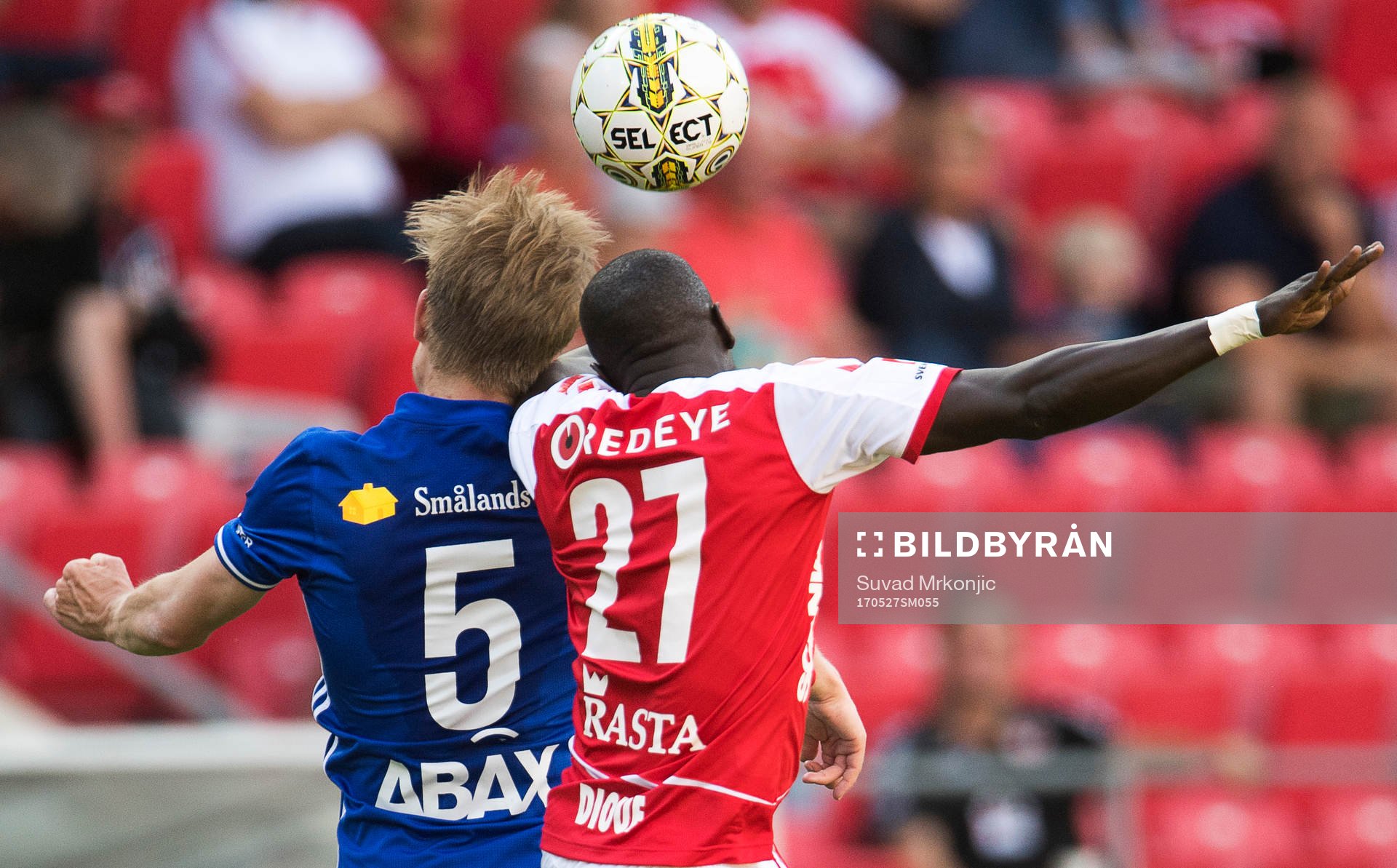 Sundsvalls Eric Björkander och Kalmars Papa Alioune Diouf