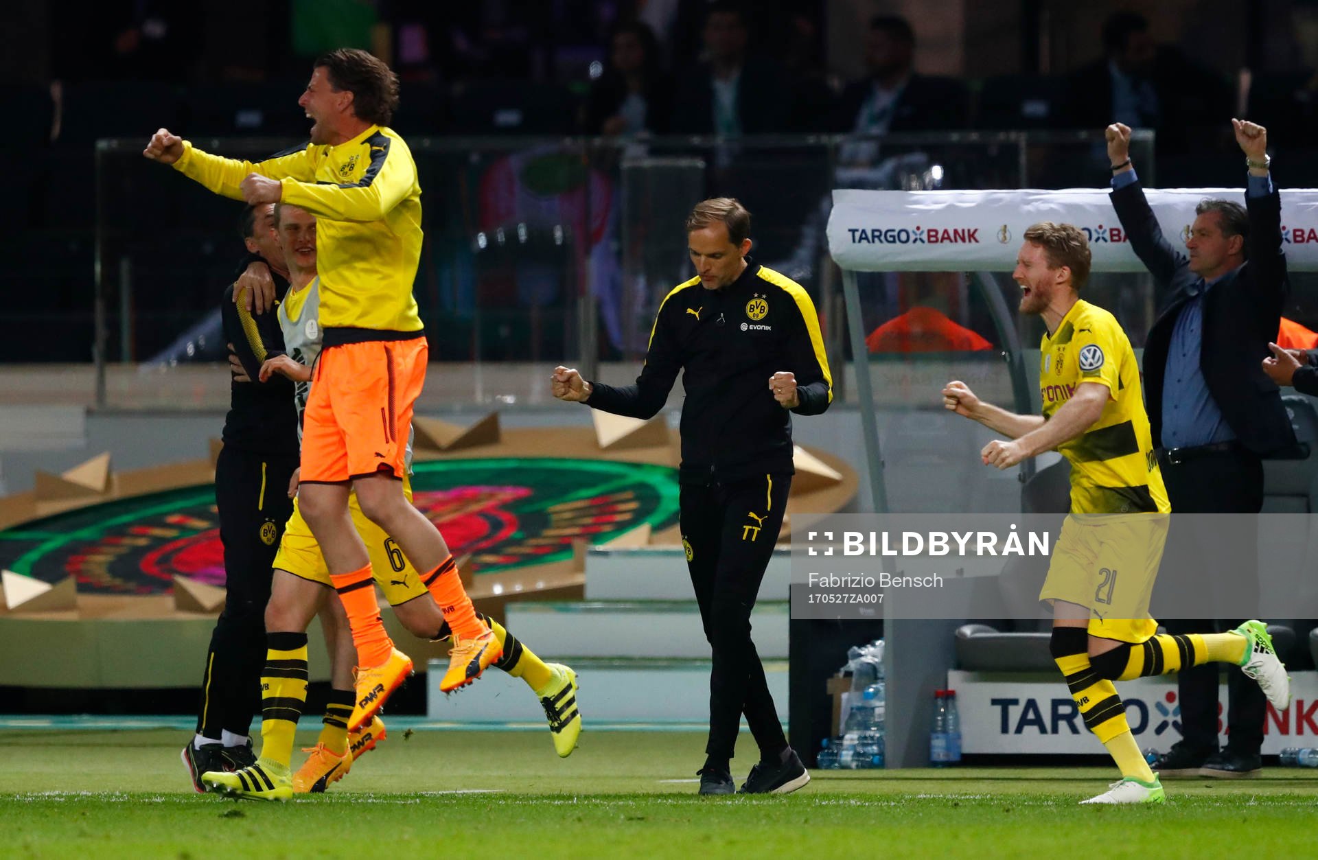 Fotboll, Tyska Cupen, Final, Eintracht Frankfurt - Borussia