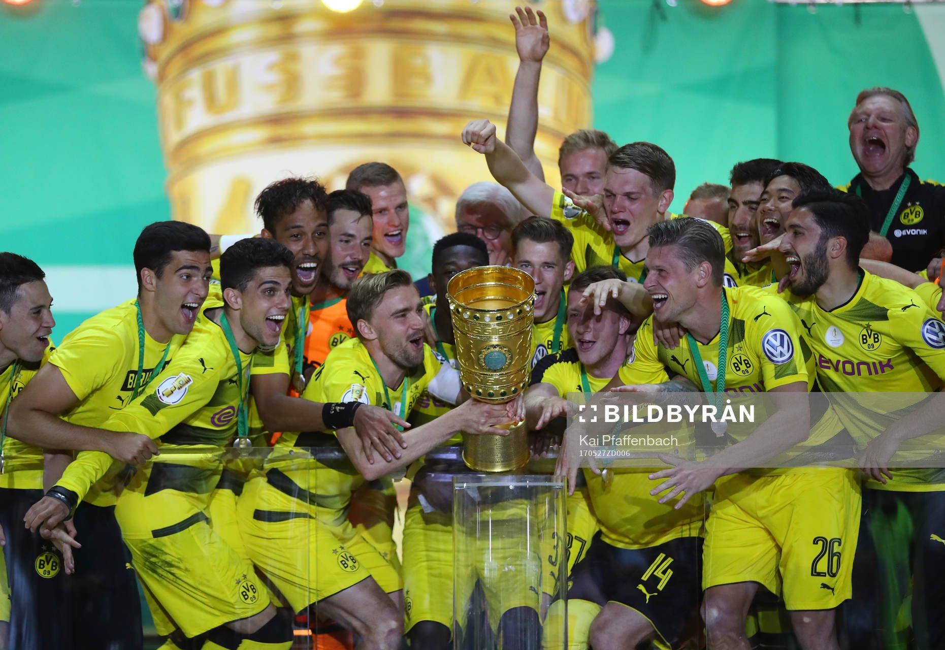 Fotboll, Tyska Cupen, Final, Eintracht Frankfurt - Borussia