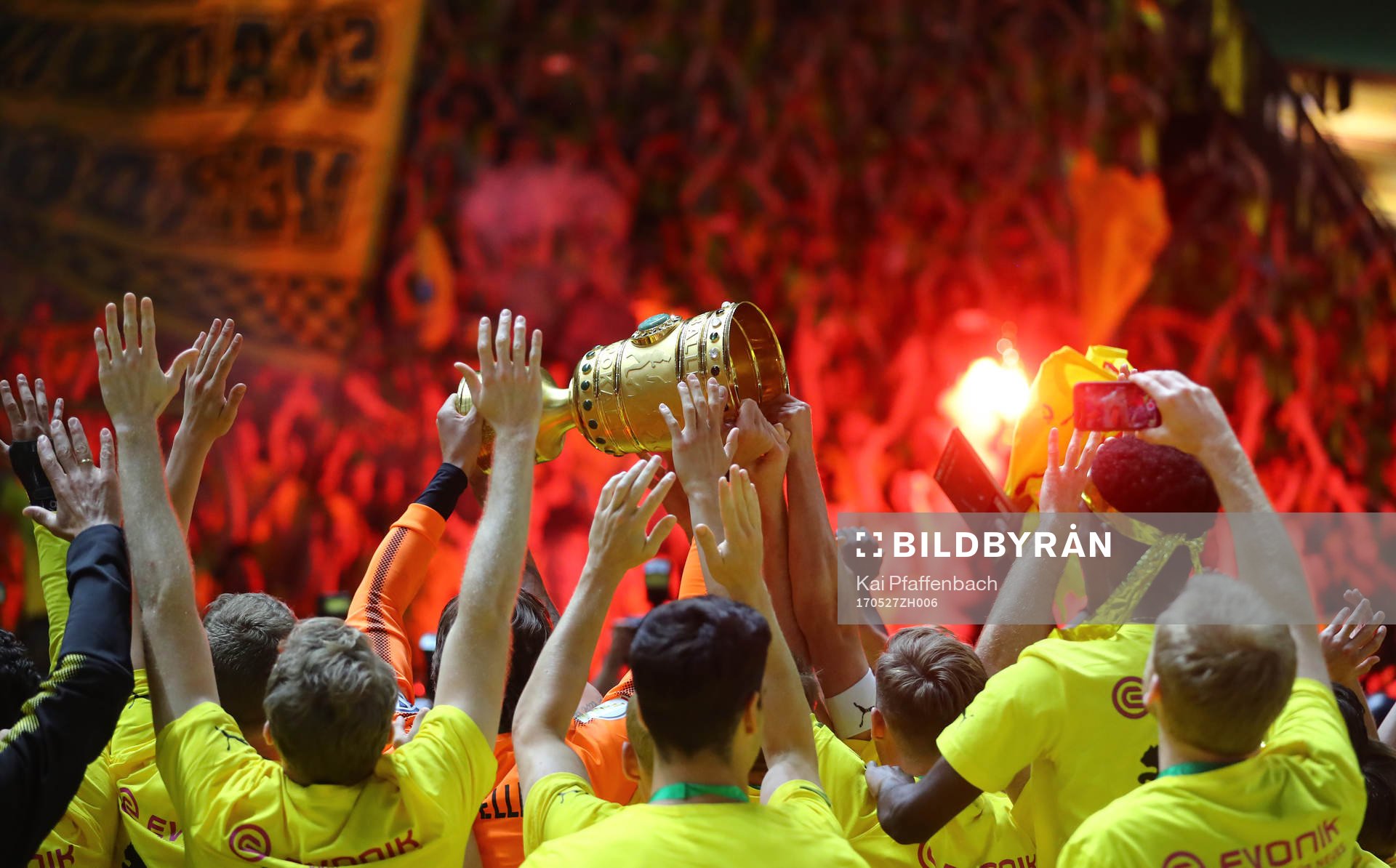 Fotboll, Tyska Cupen, Final, Eintracht Frankfurt - Borussia