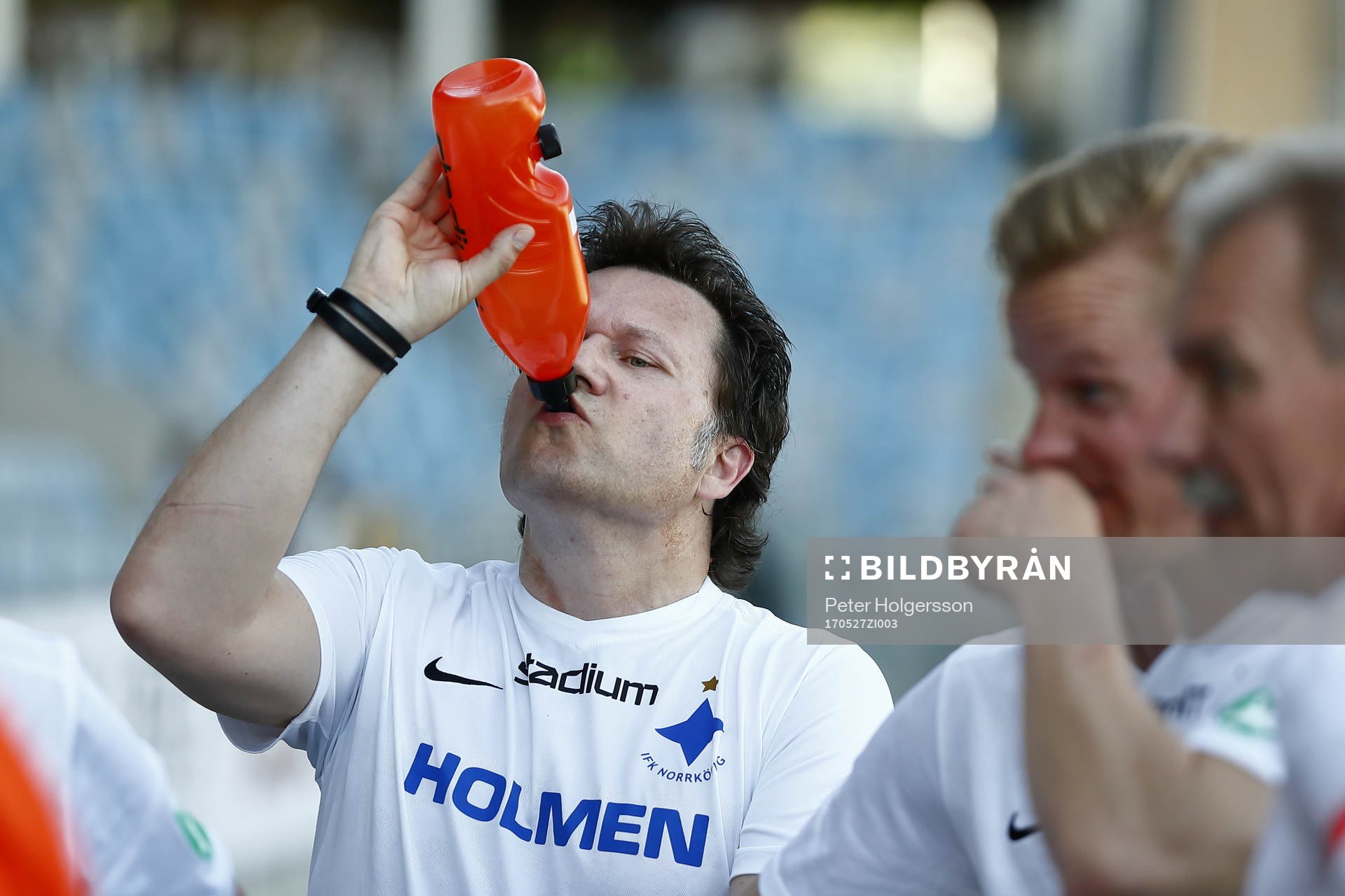 Jubileumsmatchen i fotboll mellan veteraner i Norrköping
