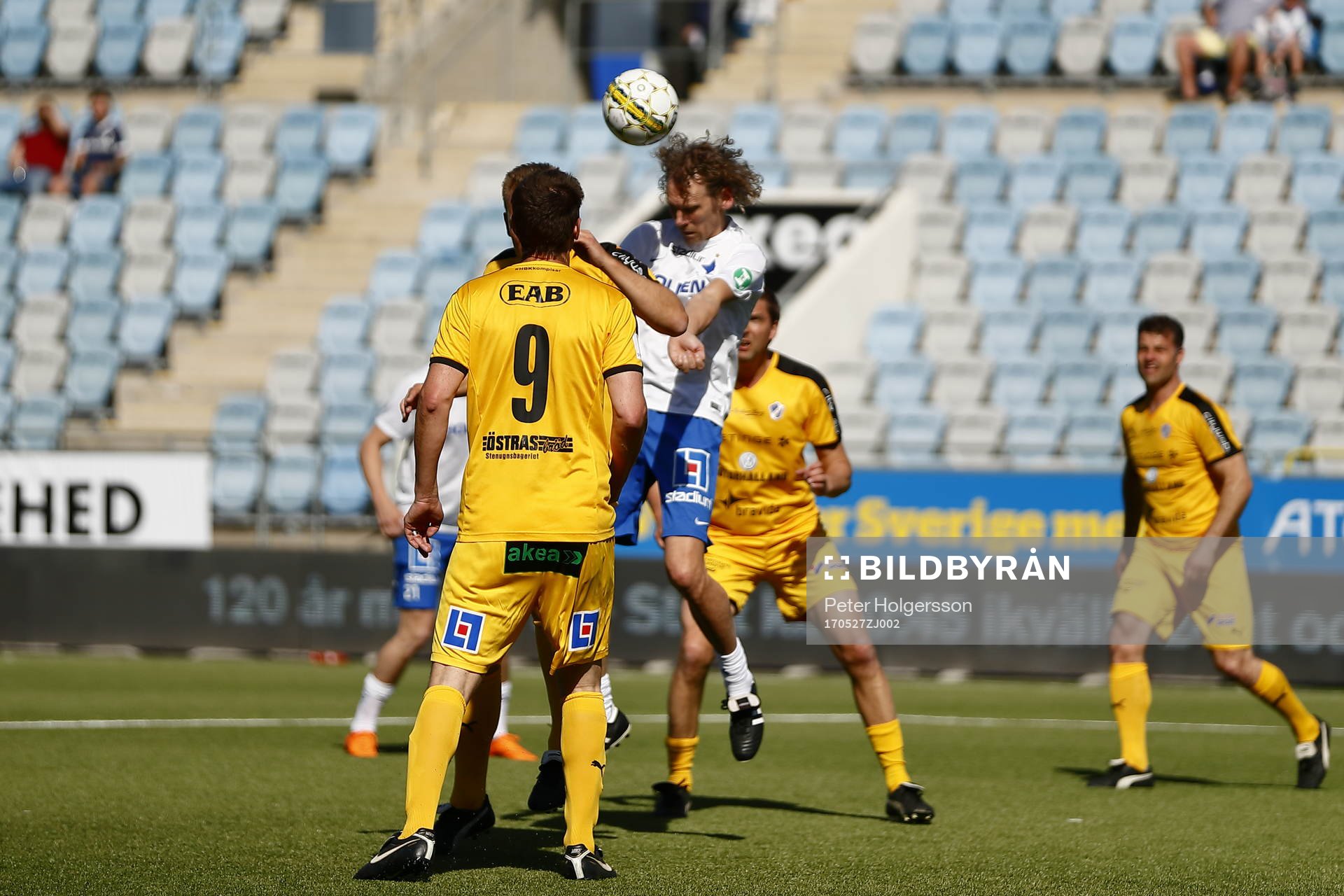Jubileumsmatchen i fotboll mellan veteraner i Norrköping