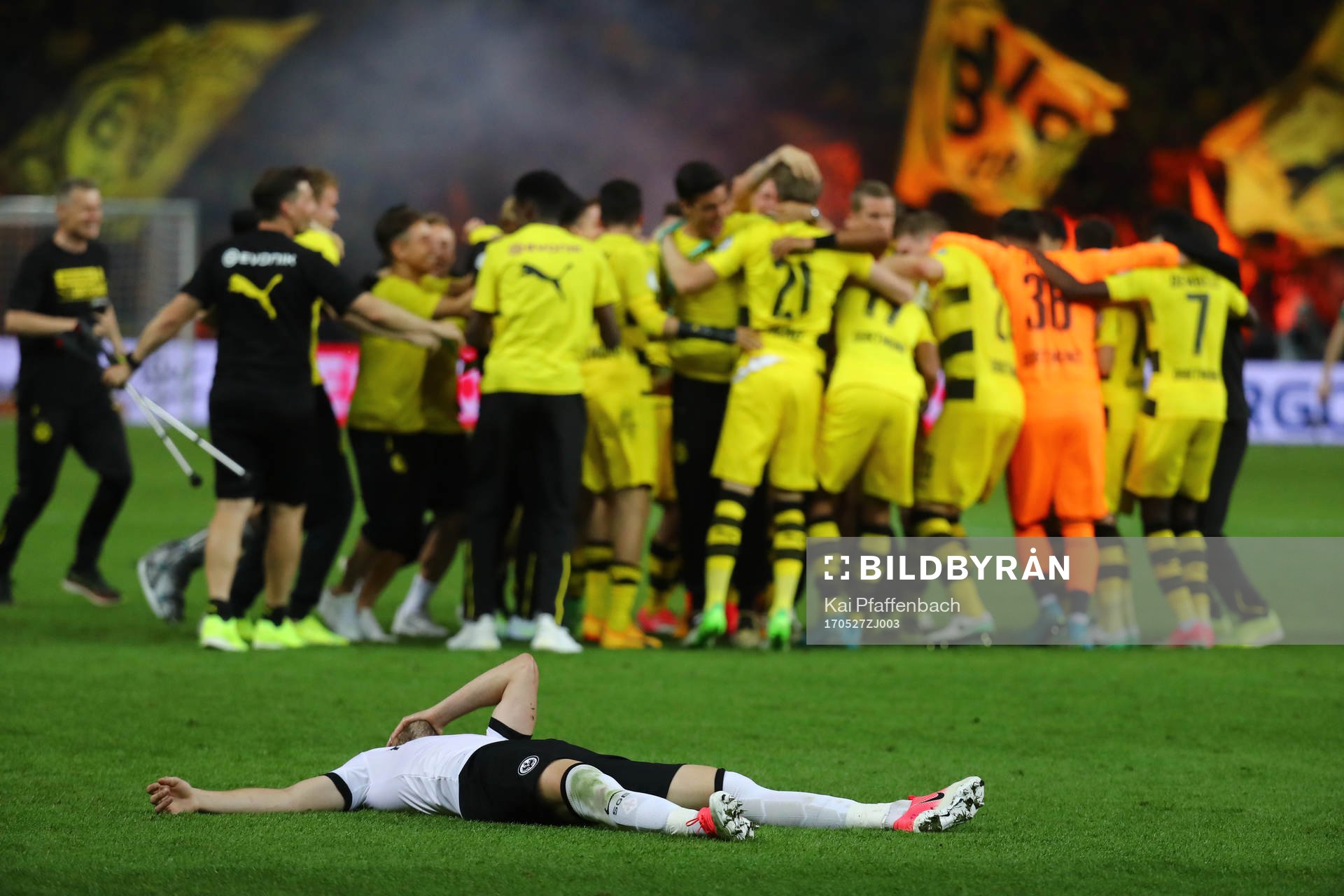 Fotboll, Tyska Cupen, Final, Eintracht Frankfurt - Borussia