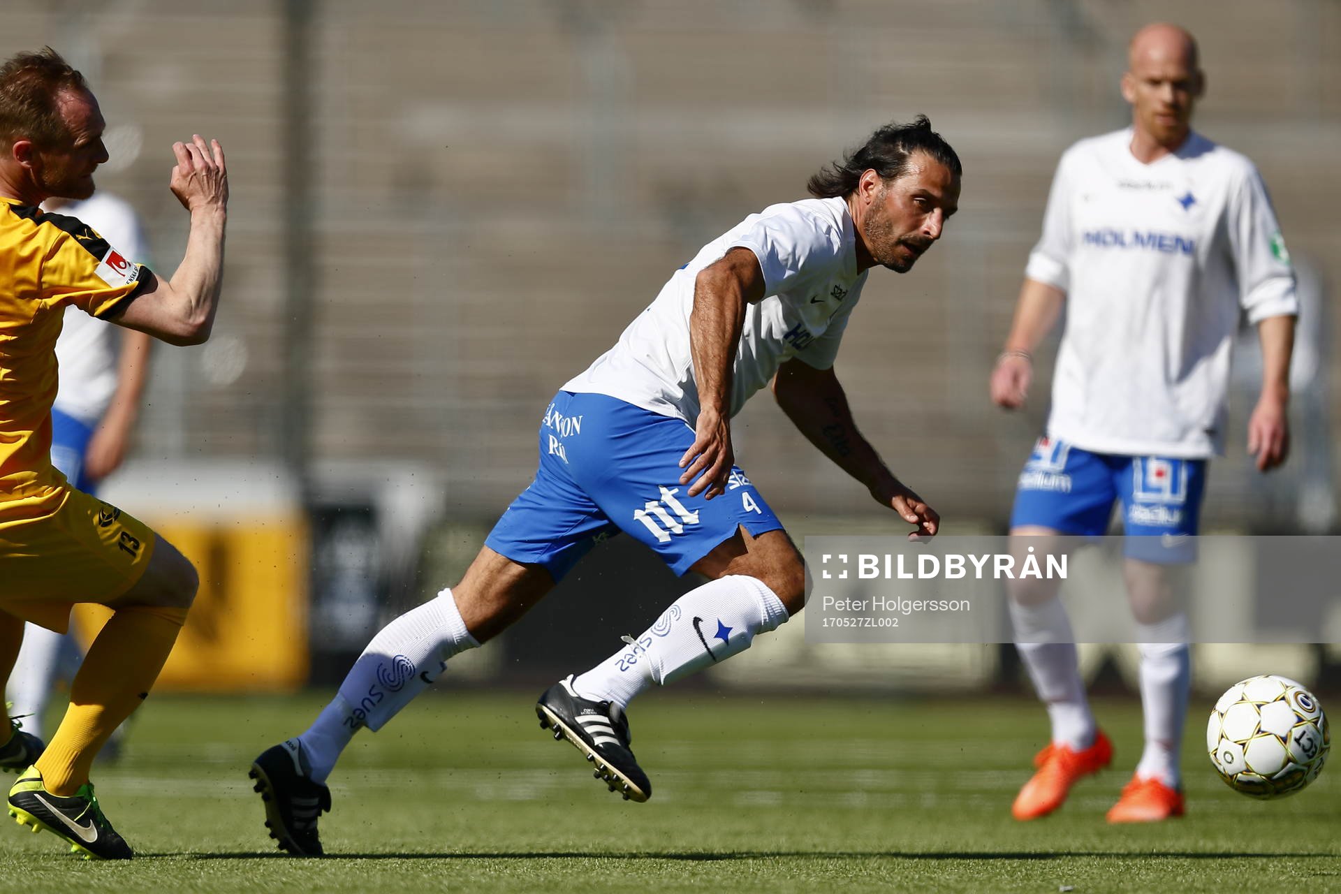 Jubileumsmatchen i fotboll mellan veteraner i Norrköping