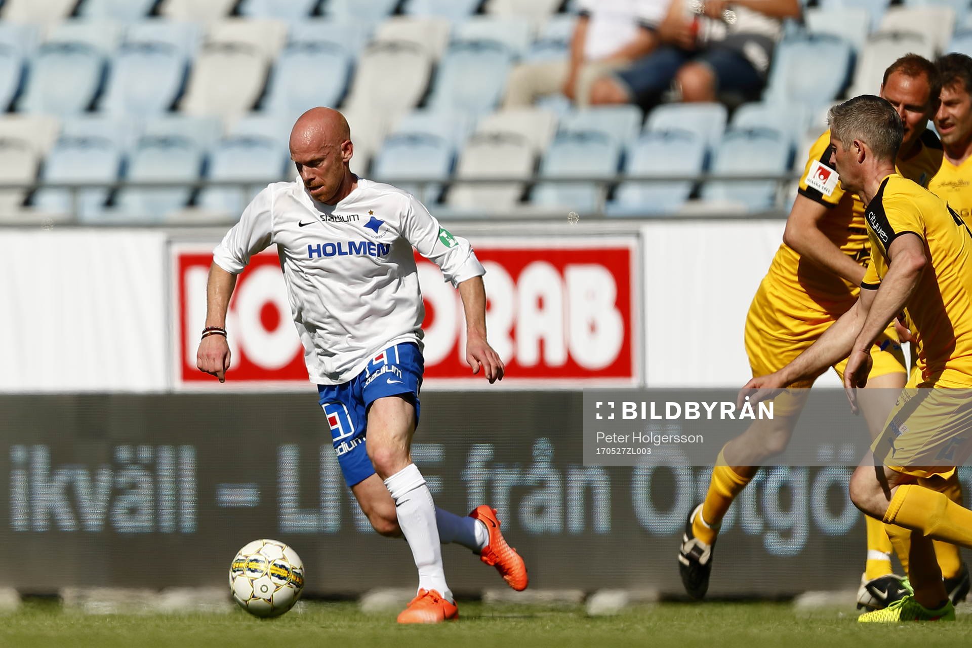 Jubileumsmatchen i fotboll mellan veteraner i Norrköping