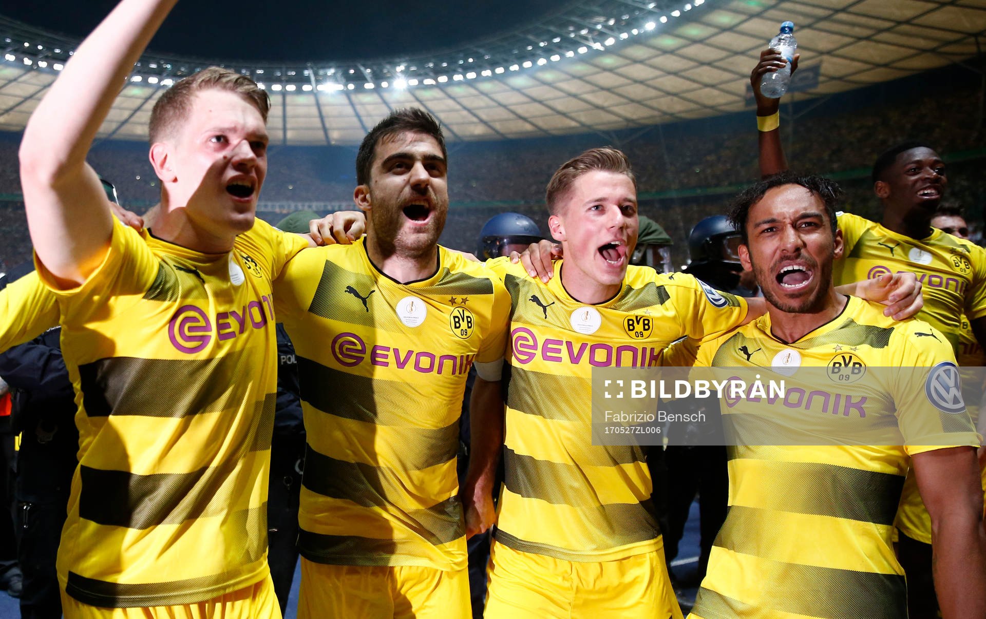 Fotboll, Tyska Cupen, Final, Eintracht Frankfurt - Borussia