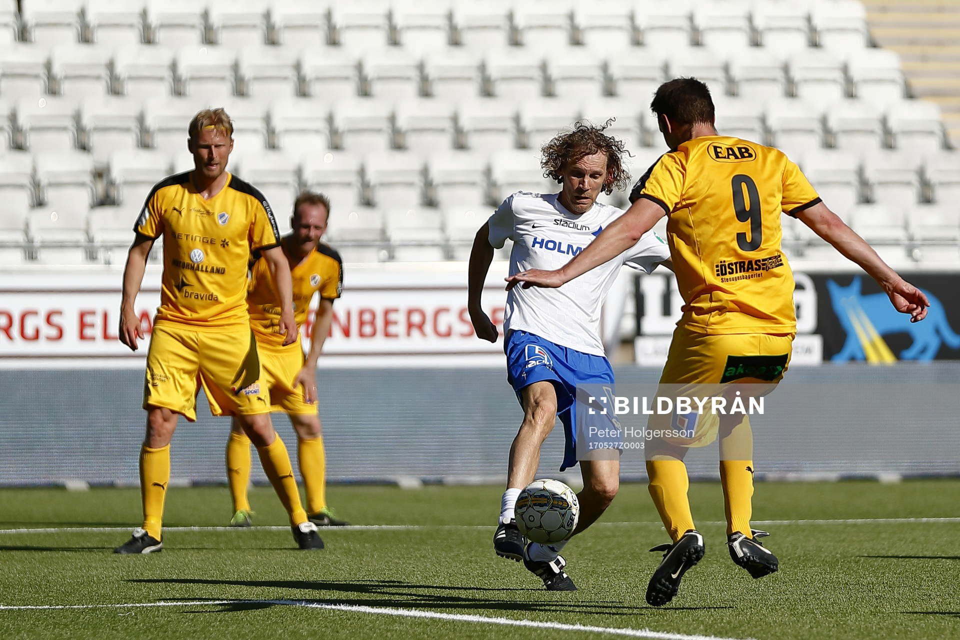 Jubileumsmatchen i fotboll mellan veteraner i Norrköping