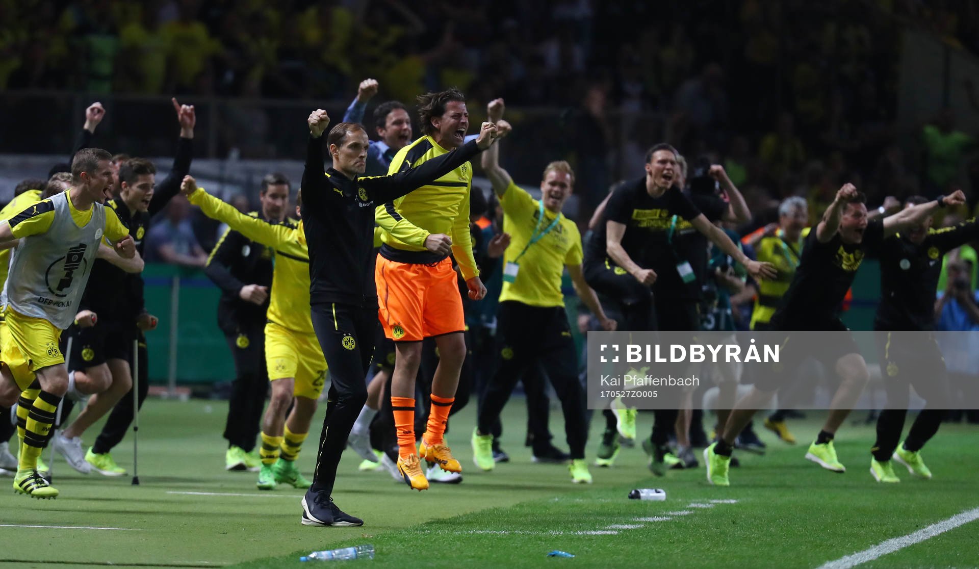 Fotboll, Tyska Cupen, Final, Eintracht Frankfurt - Borussia