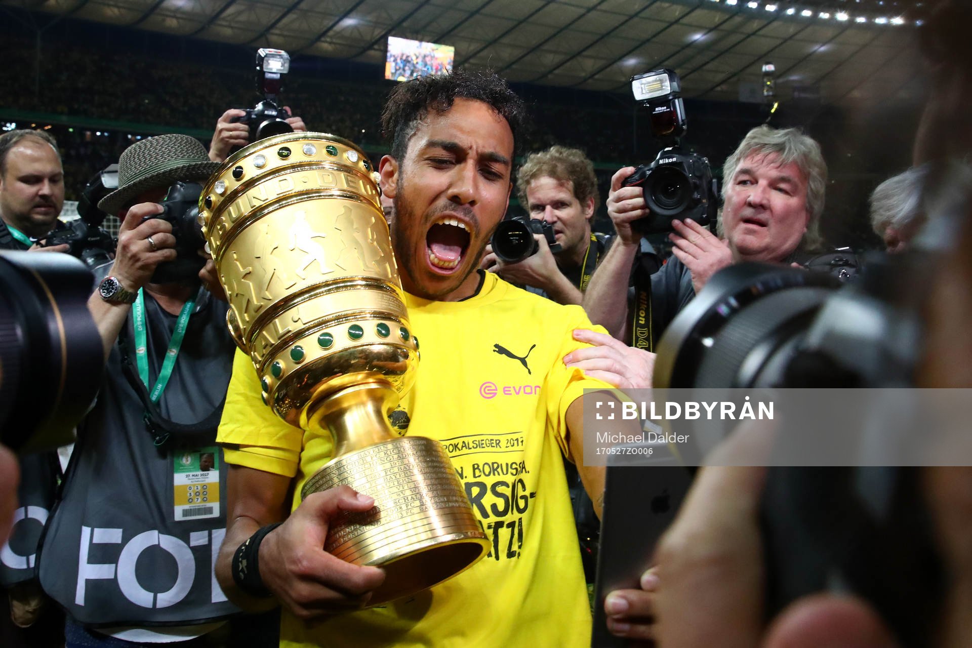 Fotboll, Tyska Cupen, Final, Eintracht Frankfurt - Borussia