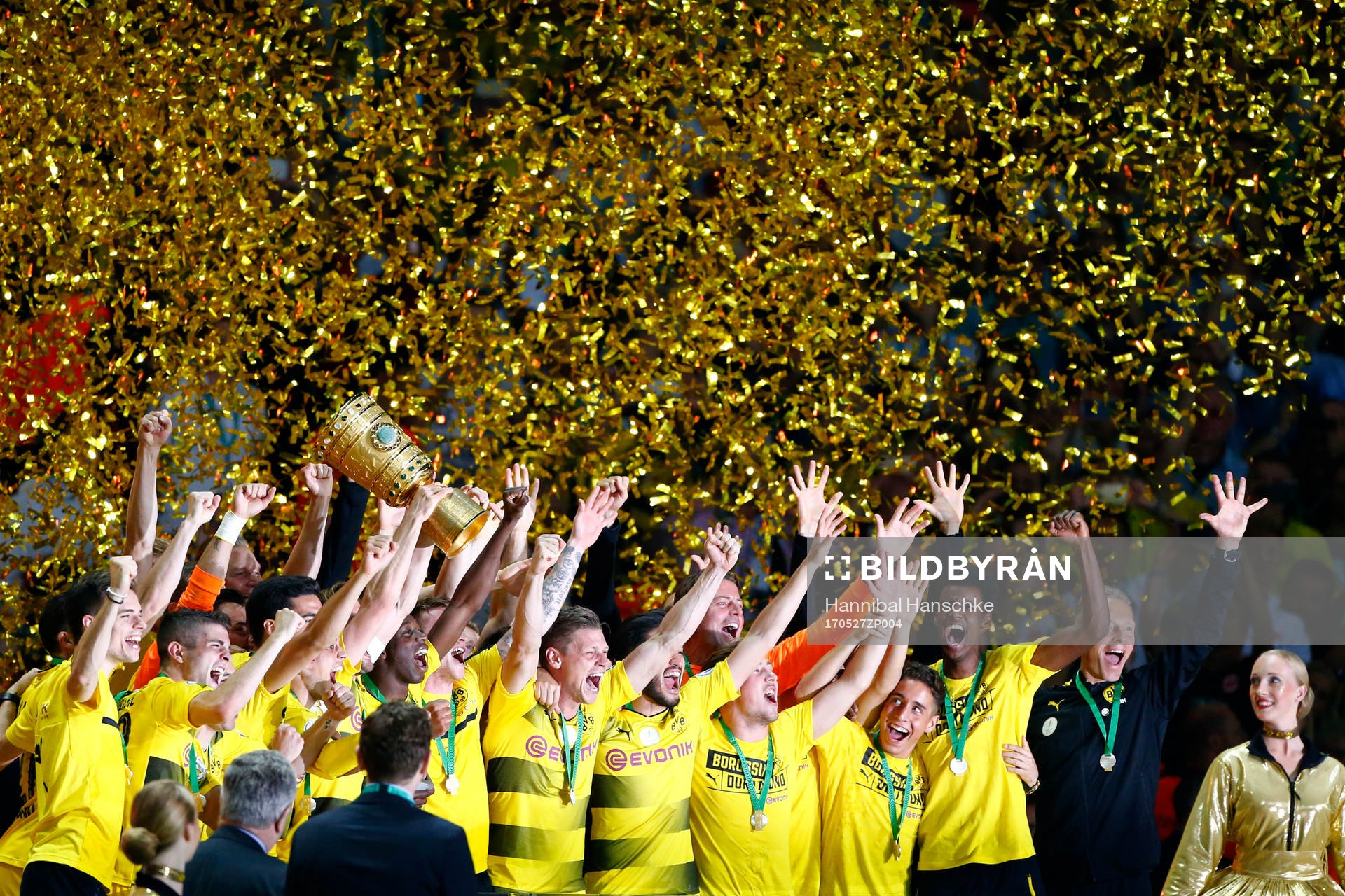 Fotboll, Tyska Cupen, Final, Eintracht Frankfurt - Borussia