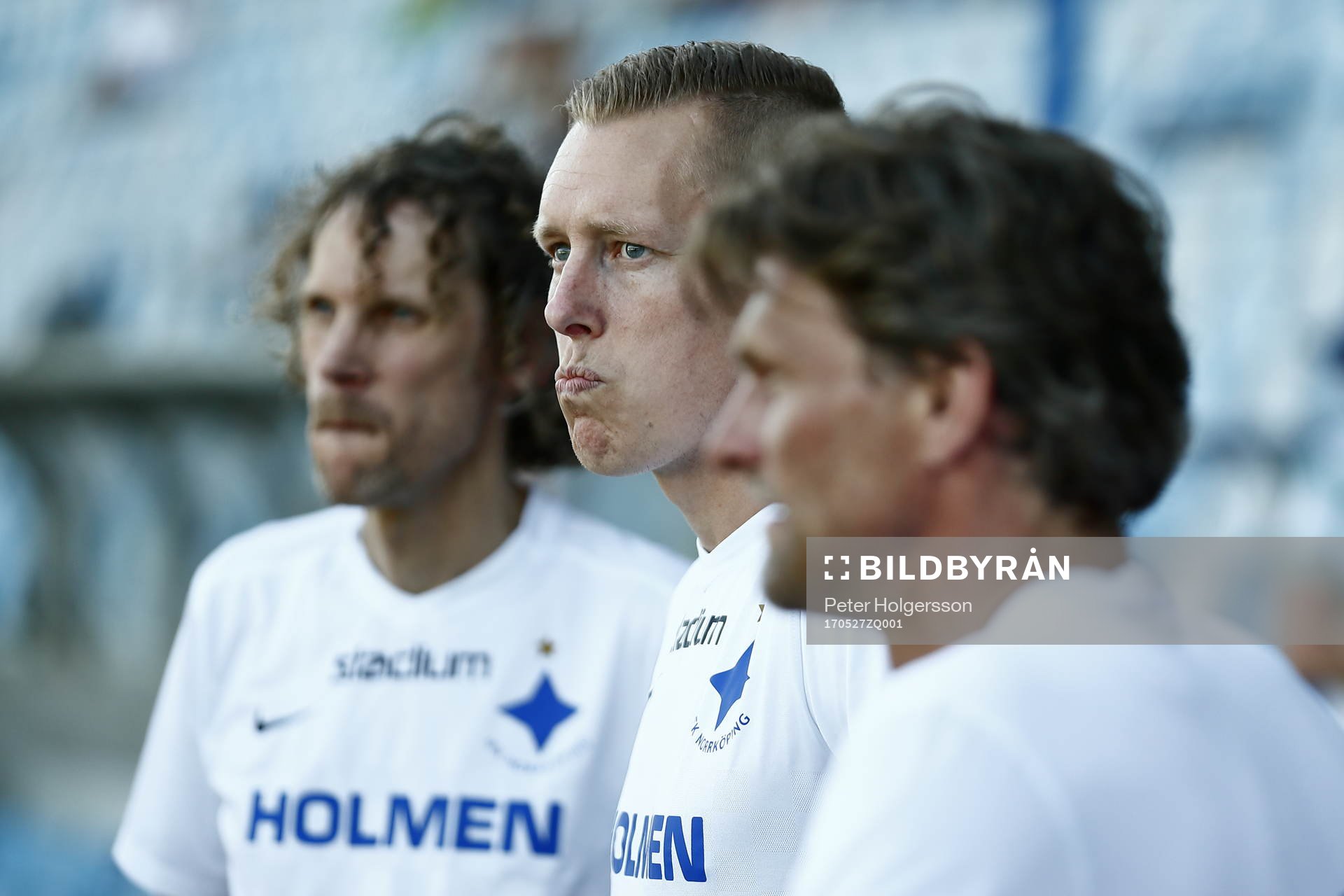 Jubileumsmatchen i fotboll mellan veteraner i Norrköping