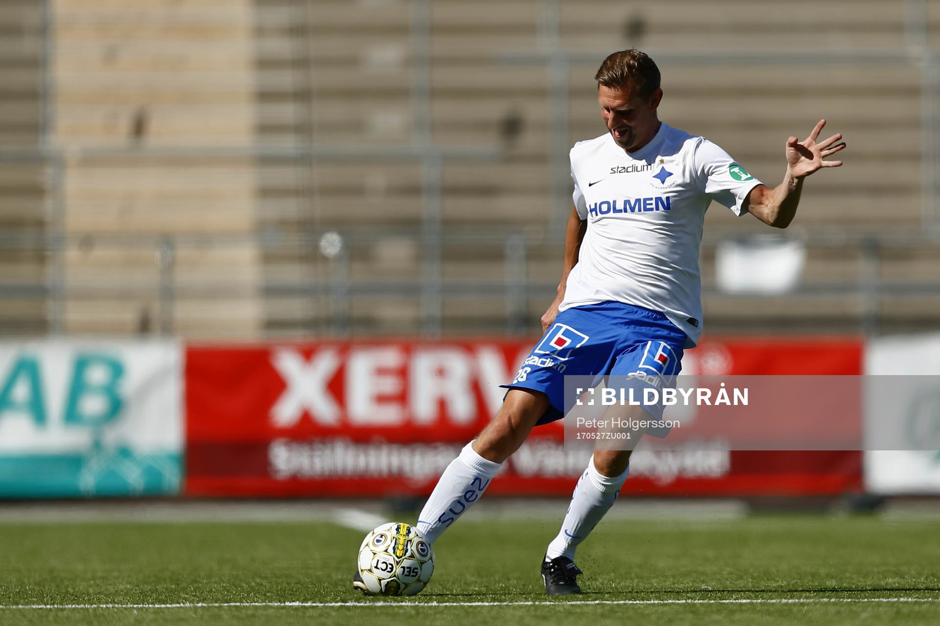 Jubileumsmatchen i fotboll mellan veteraner i Norrköping