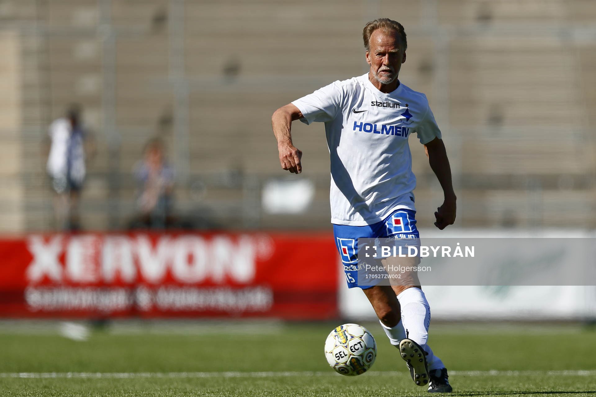 Jubileumsmatchen i fotboll mellan veteraner i Norrköping