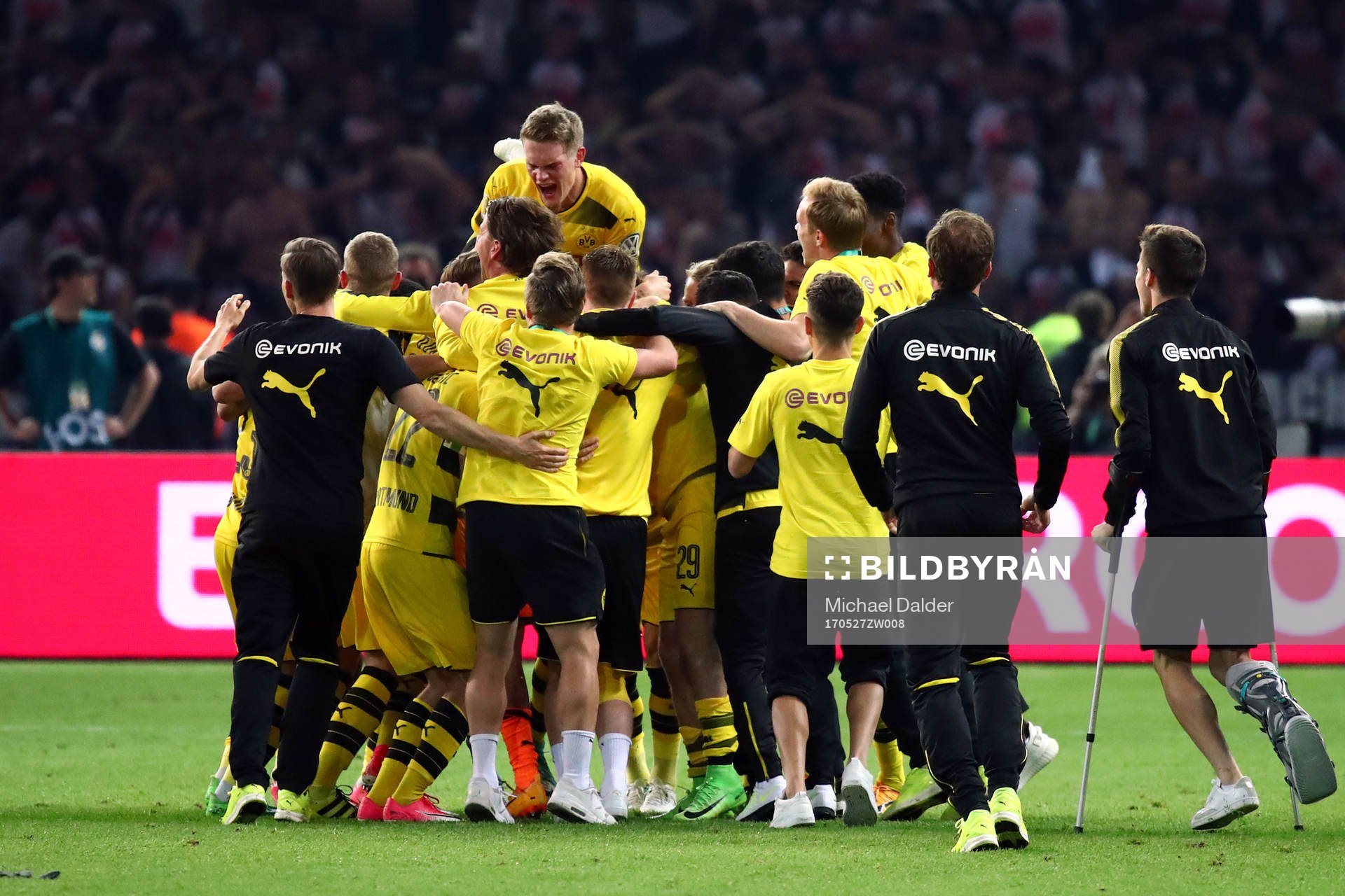 Fotboll, Tyska Cupen, Final, Eintracht Frankfurt - Borussia