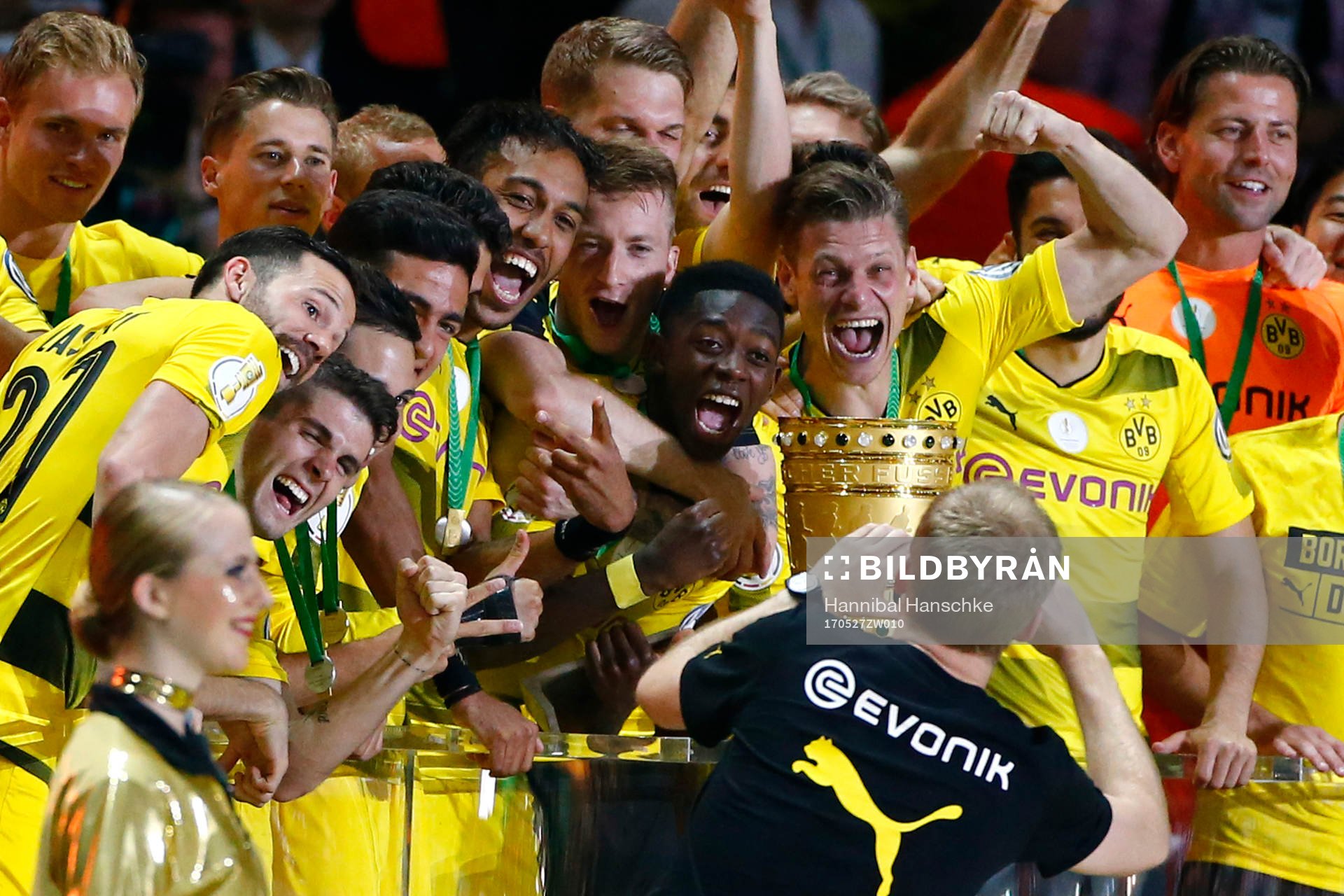 Fotboll, Tyska Cupen, Final, Eintracht Frankfurt - Borussia