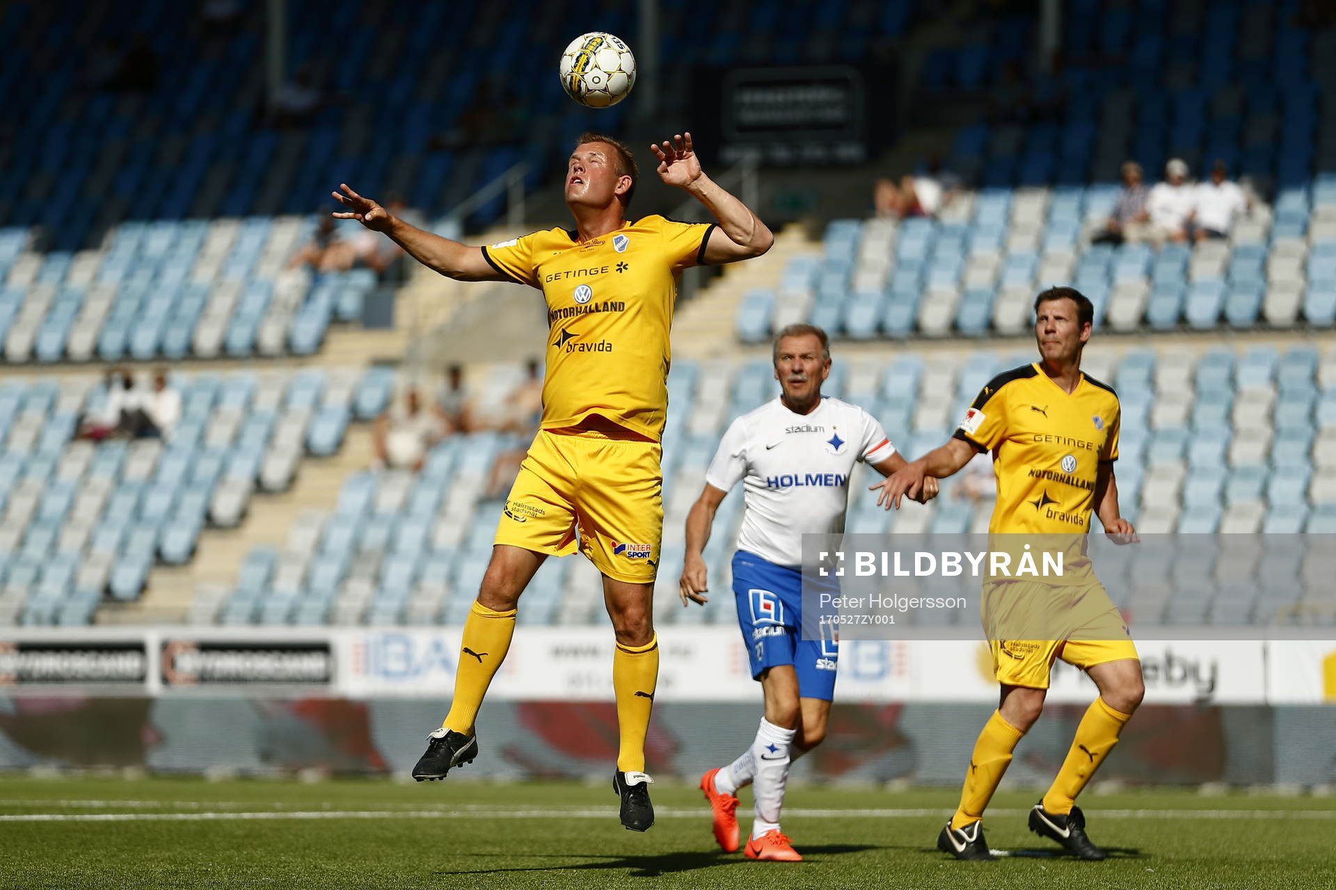 Jubileumsmatchen i fotboll mellan veteraner i Norrköping