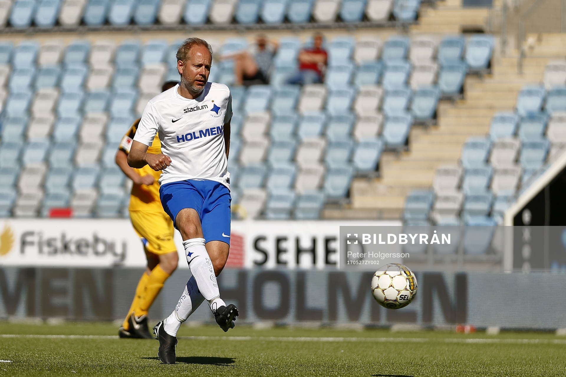 Jubileumsmatchen i fotboll mellan veteraner i Norrköping