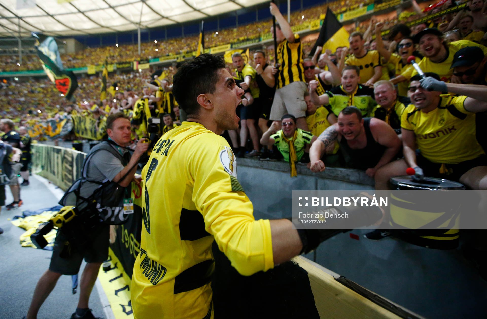 Fotboll, Tyska Cupen, Final, Eintracht Frankfurt - Borussia