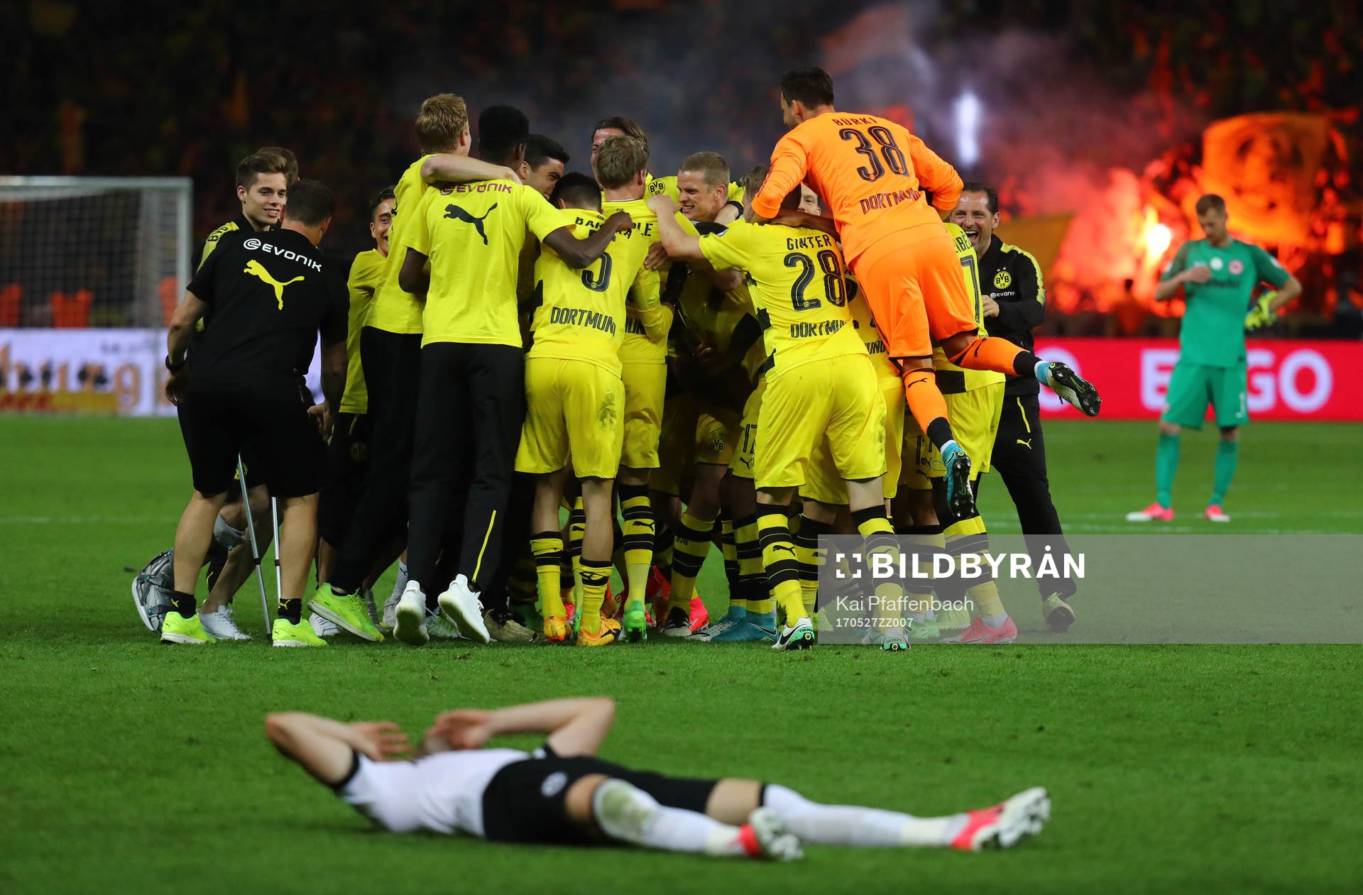 Fotboll, Tyska Cupen, Final, Eintracht Frankfurt - Borussia