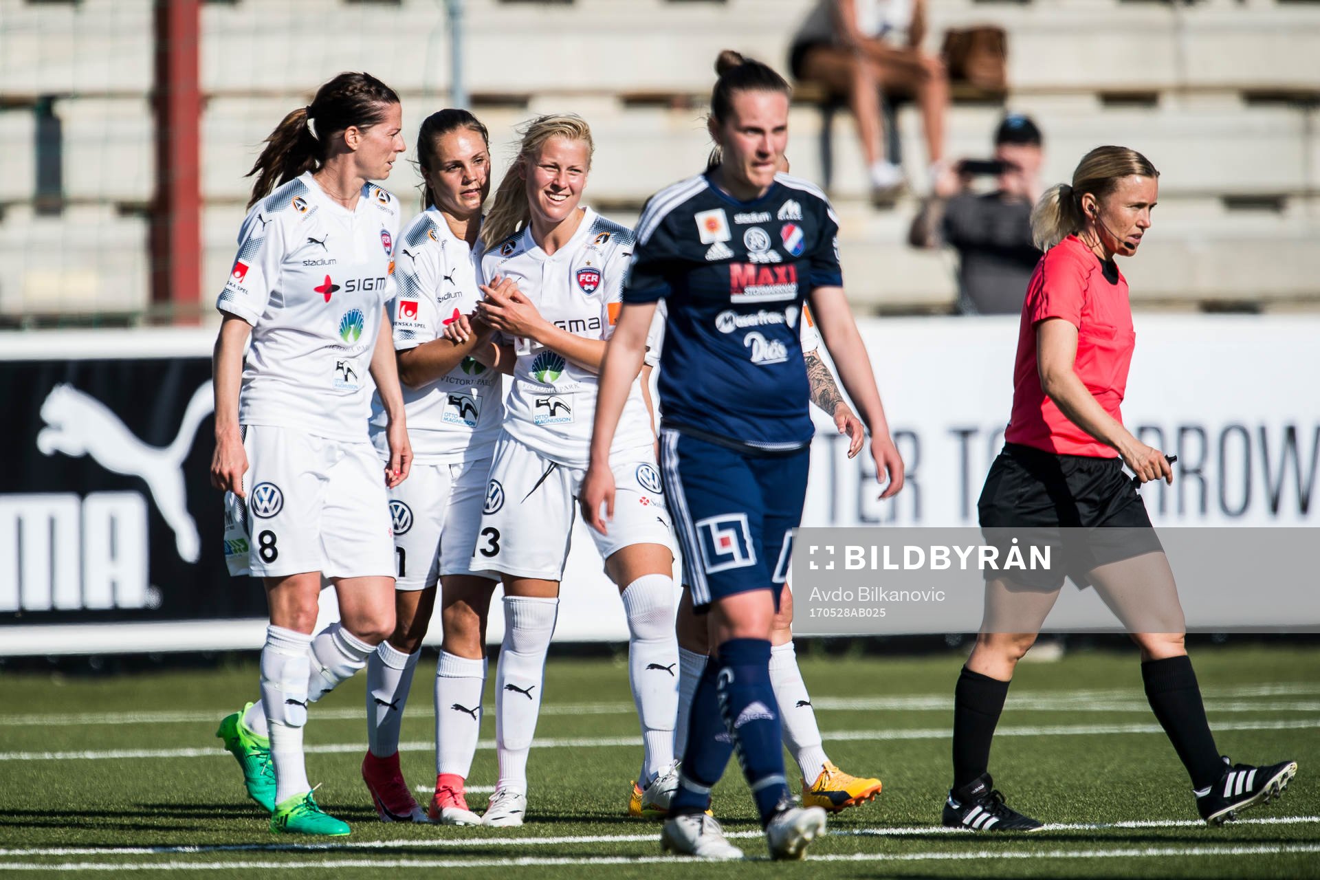 Rosengårds Lotta Schelin, Lieke Martens och Amanda