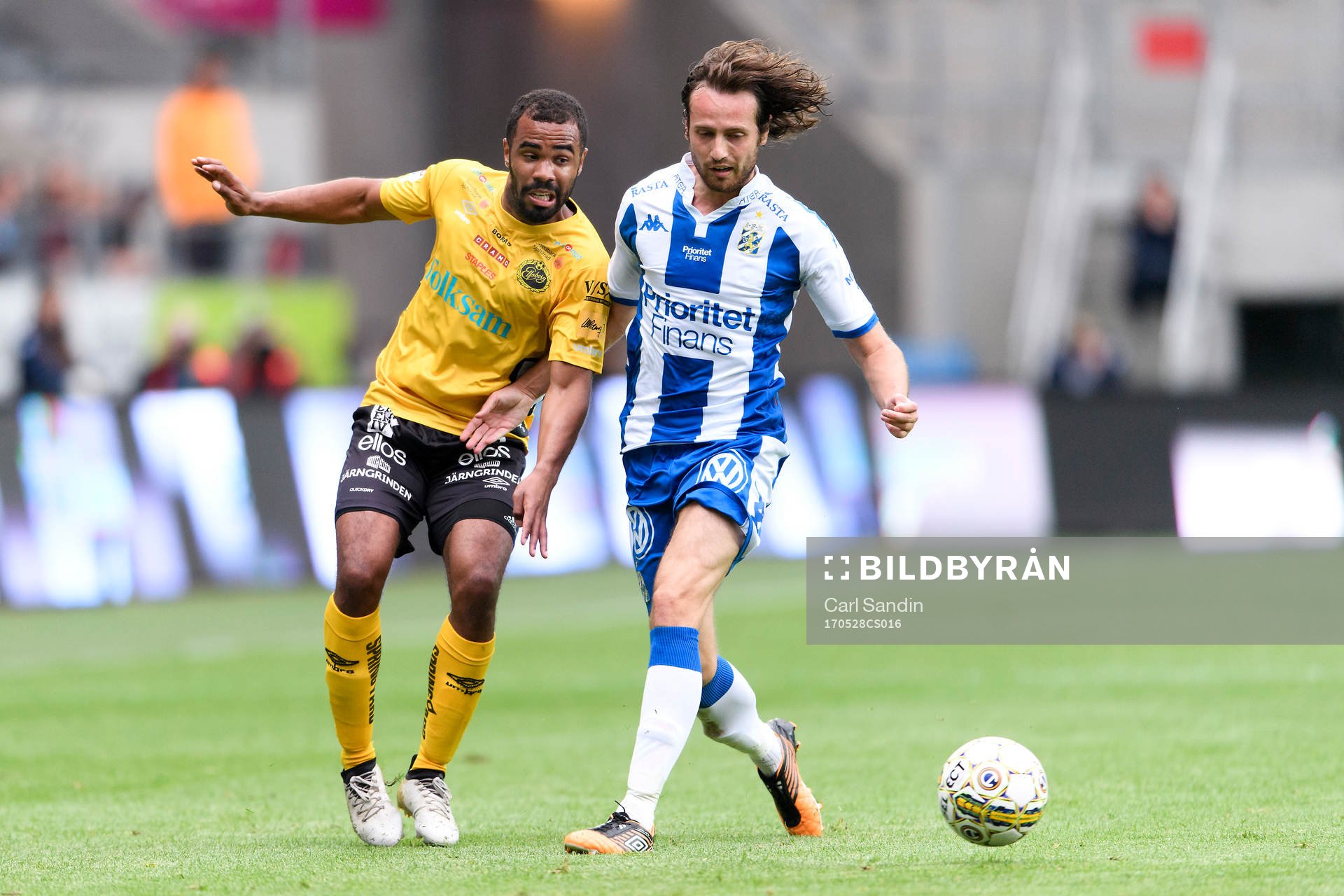 Elfsborgs Alex Dyer och IFK Göteborgs Mikkel Diskerud