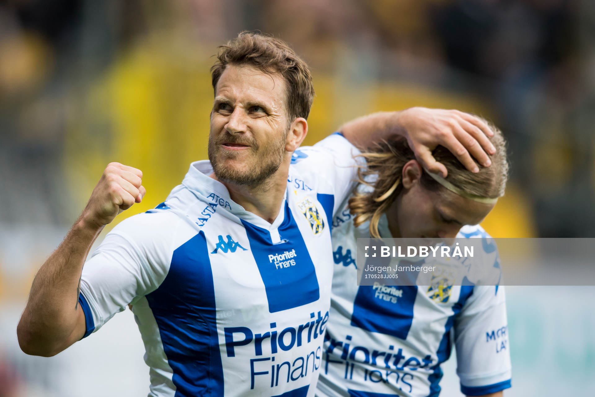 IFK Göteborgs Tobias Hysen jublar