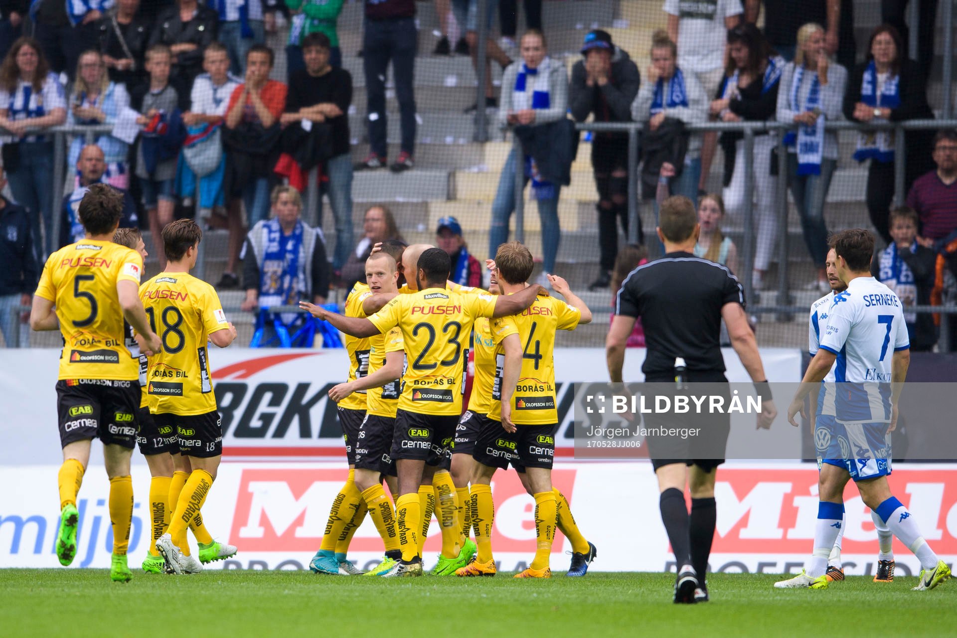 Elfsborgs spelare jublar