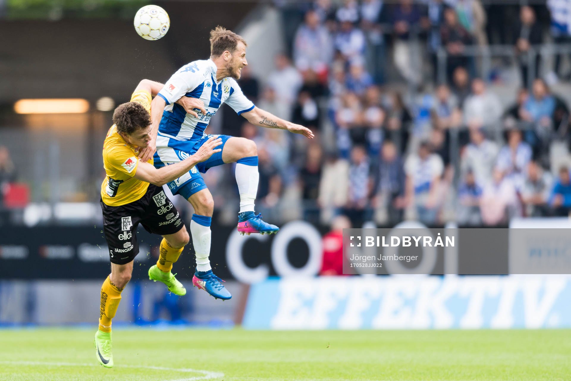Elfsborgs Jörgen Horn och IFK Göteborgs Tobias Hysen