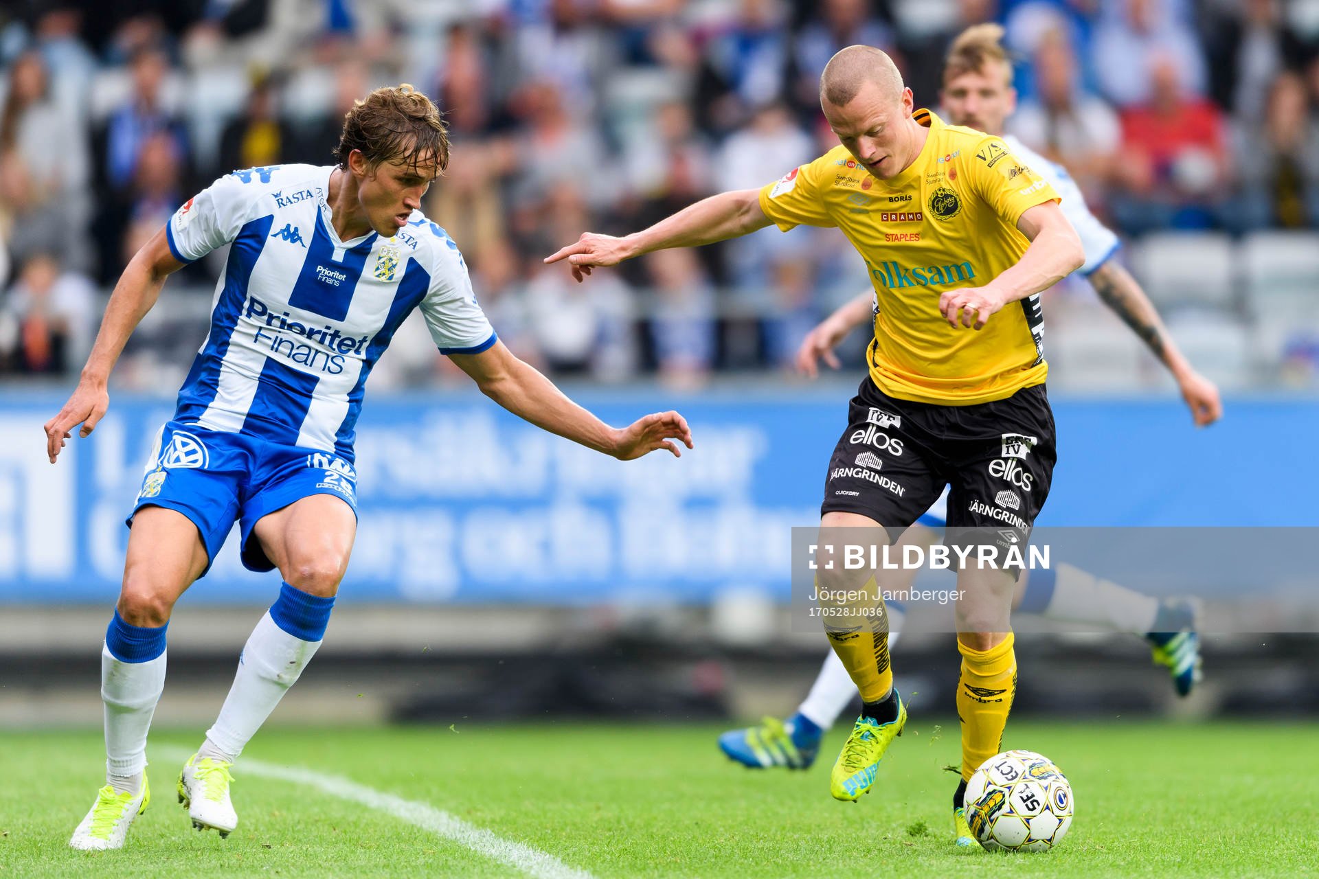 Elfsborgs Daniel Gustavsson och IFK Göteborgs Thomas Rogne