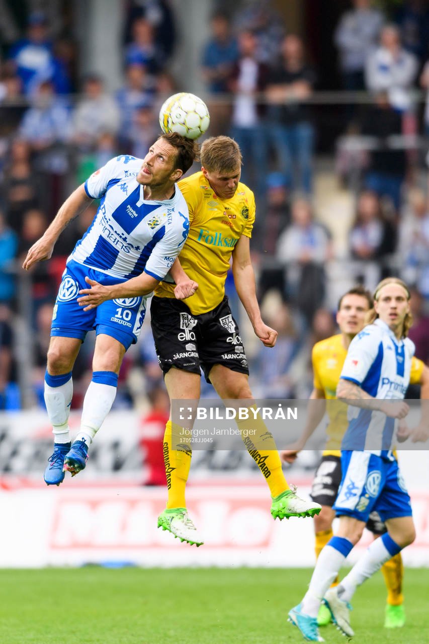 IFK Göteborgs Tobias Hysen och Elfsborgs Joakim Nilsson