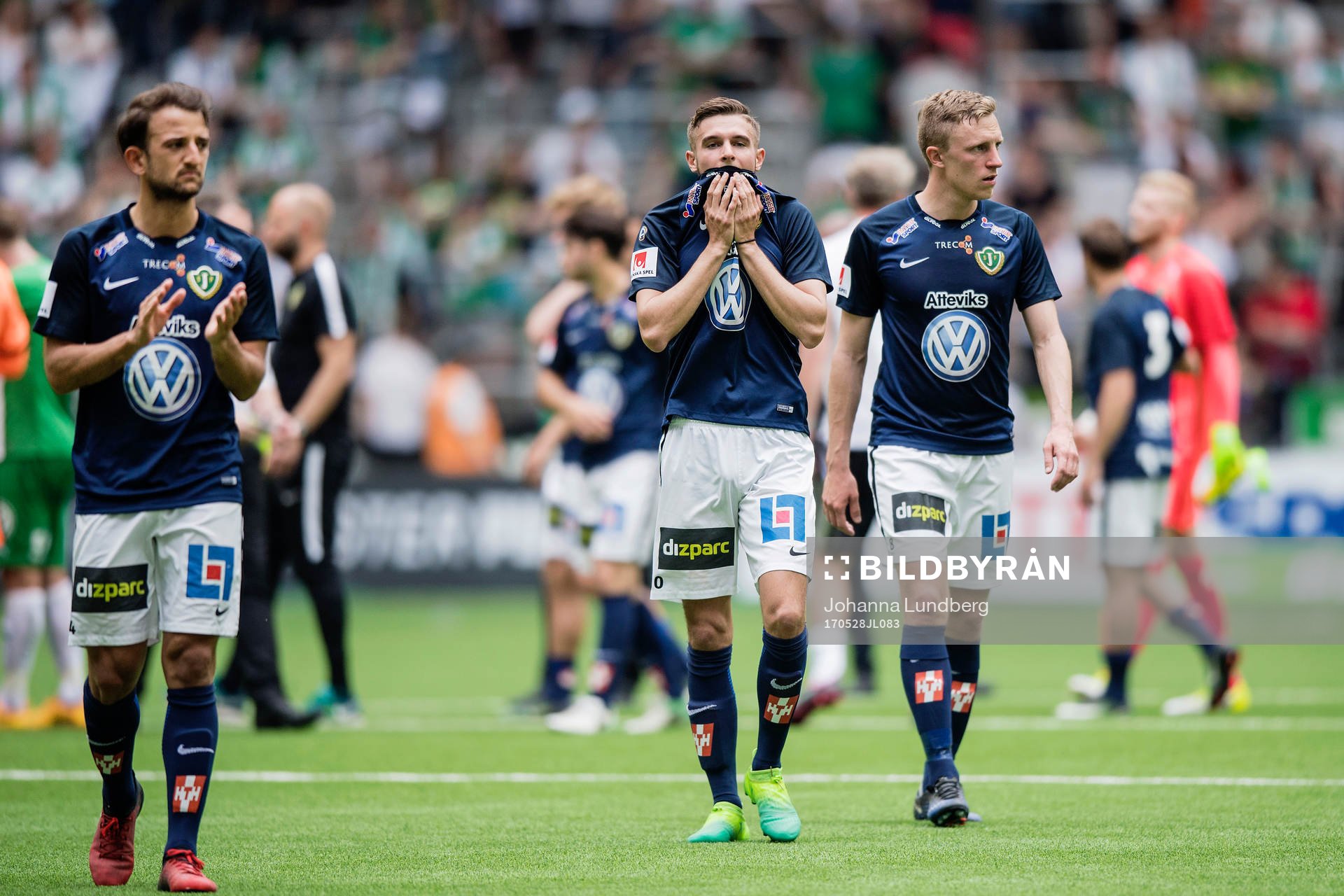 Jönköpings Robert Gojani, Christos Gravius och Joakim