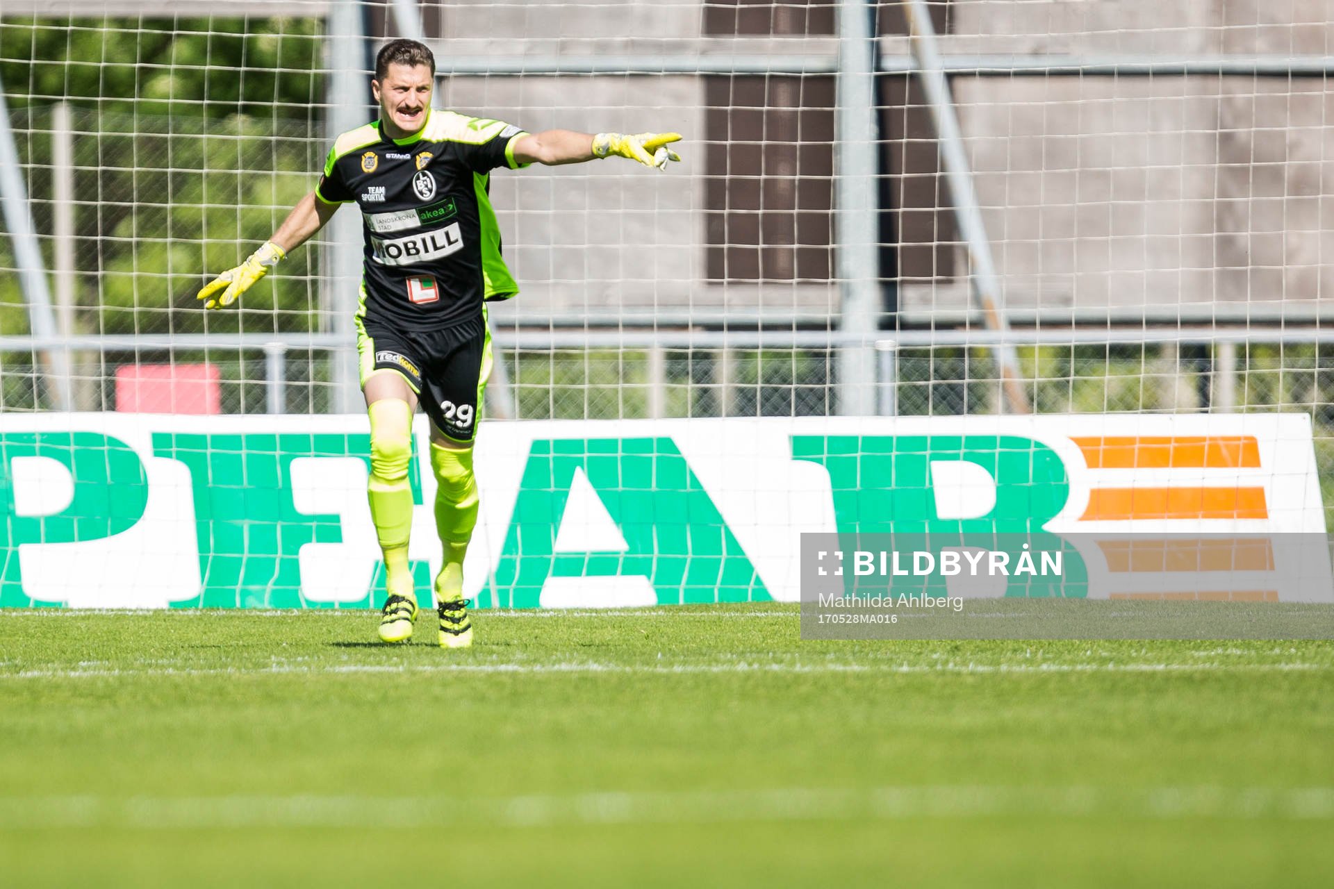 Landskronas målvakt Ivo Vazgec
