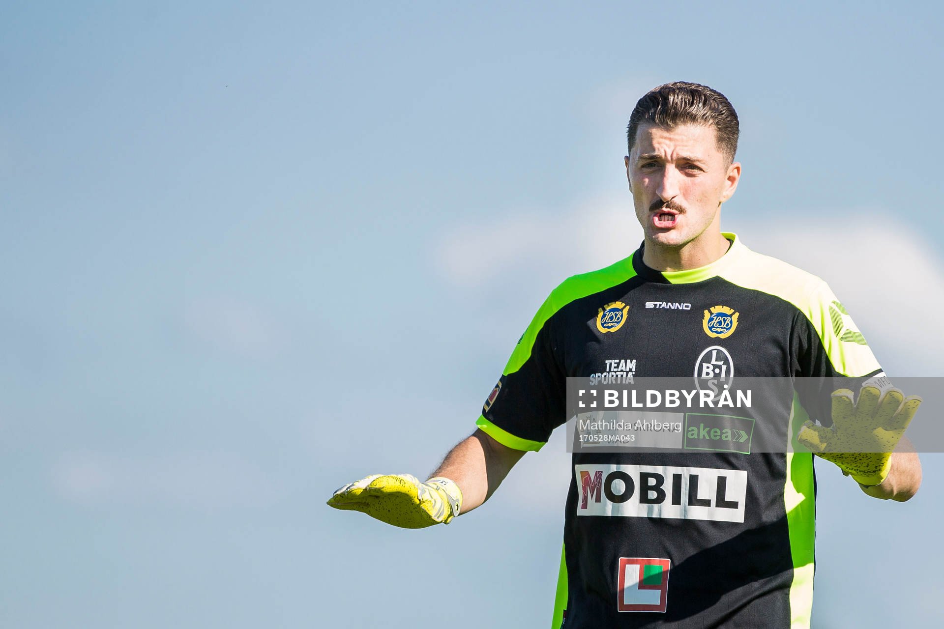 Landskronas målvakt Ivo Vazgec