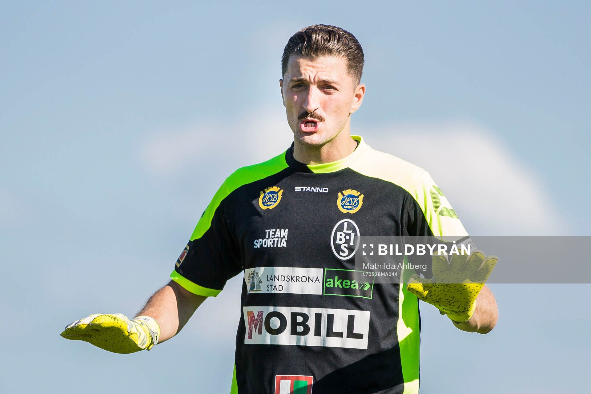 Landskronas målvakt Ivo Vazgec