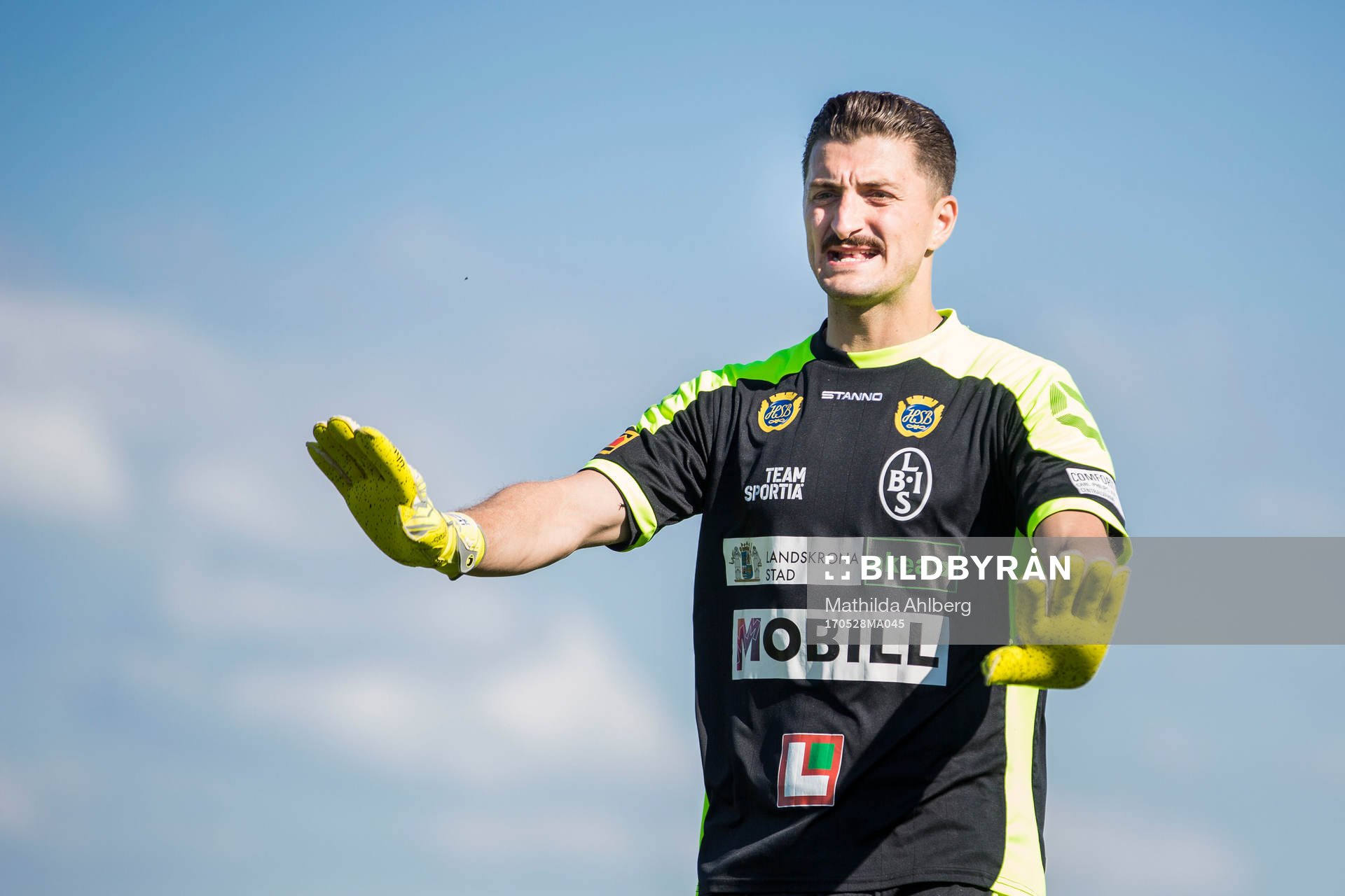 Landskronas målvakt Ivo Vazgec