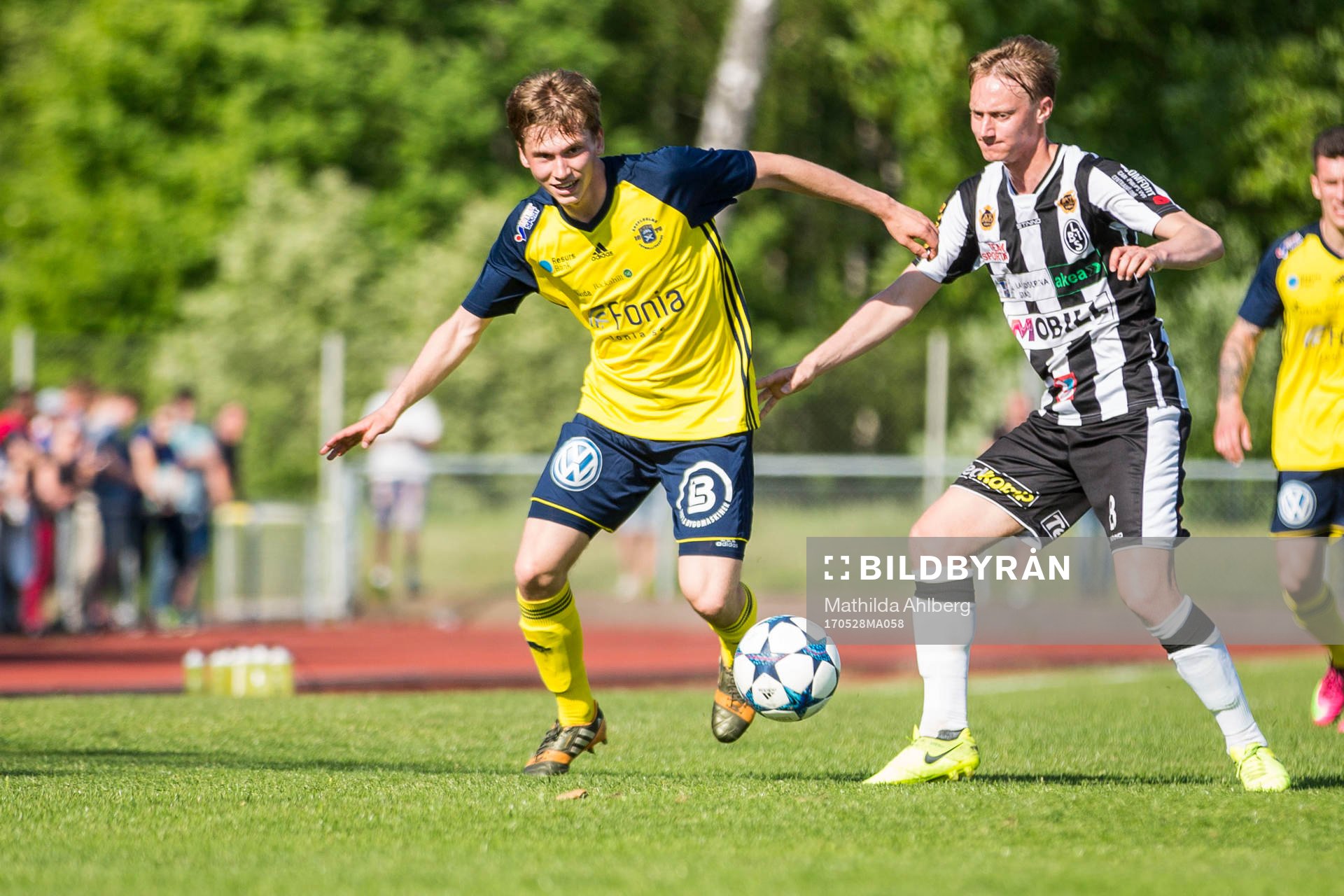 Ängelholms Edvin Nilsson och Landskronas Måns Ekvall