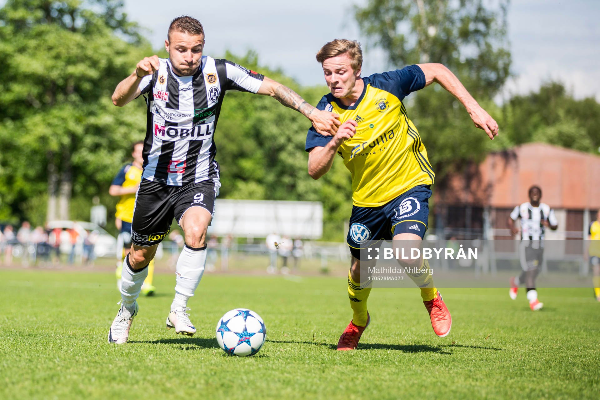 Landskronas Filip Pivkovski och Ängelholms Oscar Zachrison