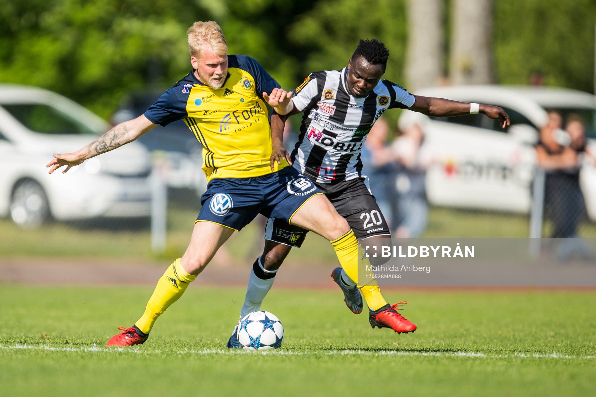 Ängelholms Kristoffer Robin Jeppsson och Landskronas Edafe