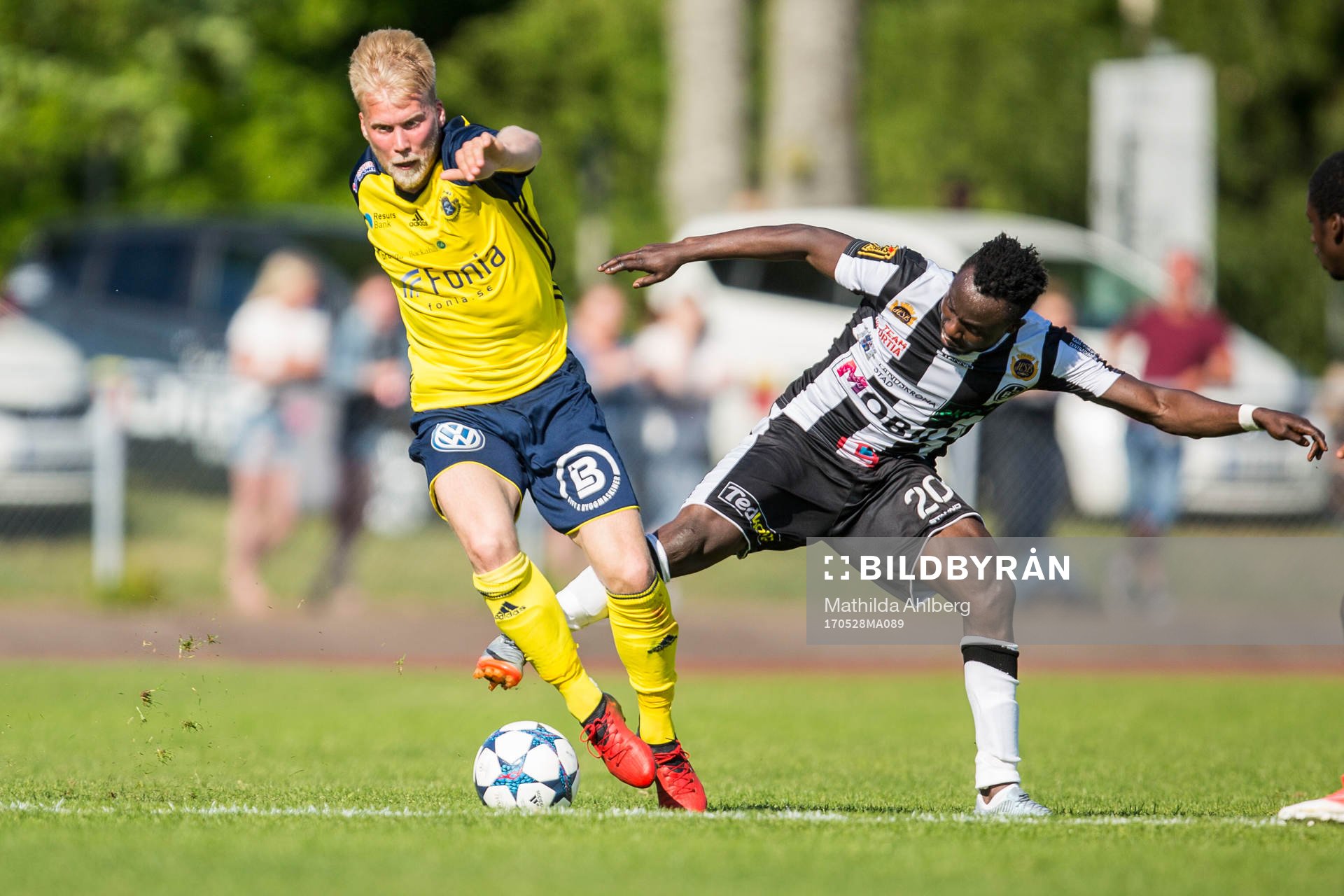 Ängelholms Kristoffer Robin Jeppsson och Landskronas Edafe