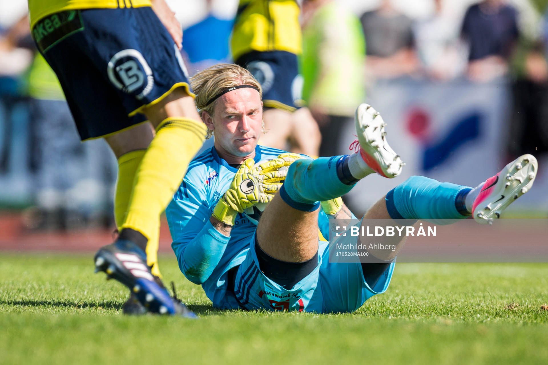 Ängelholms målvakt Linus Müller