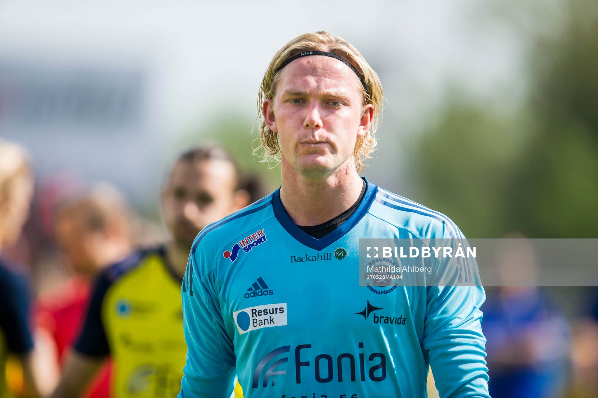 Ängelholms målvakt Linus Müller