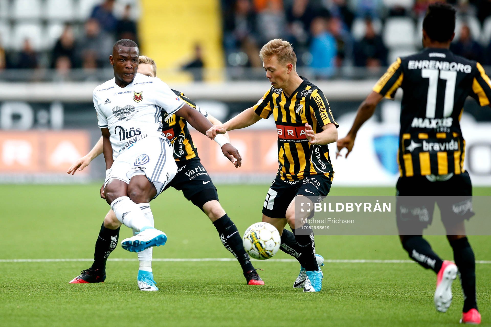 Östersunds Salisu Abdullahi Gero och Häckens Joel