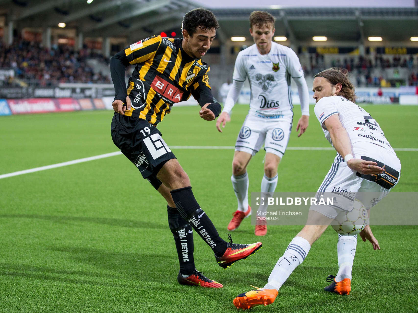 Häckens Daleho Irandust mot Östersunds Tom Pettersson