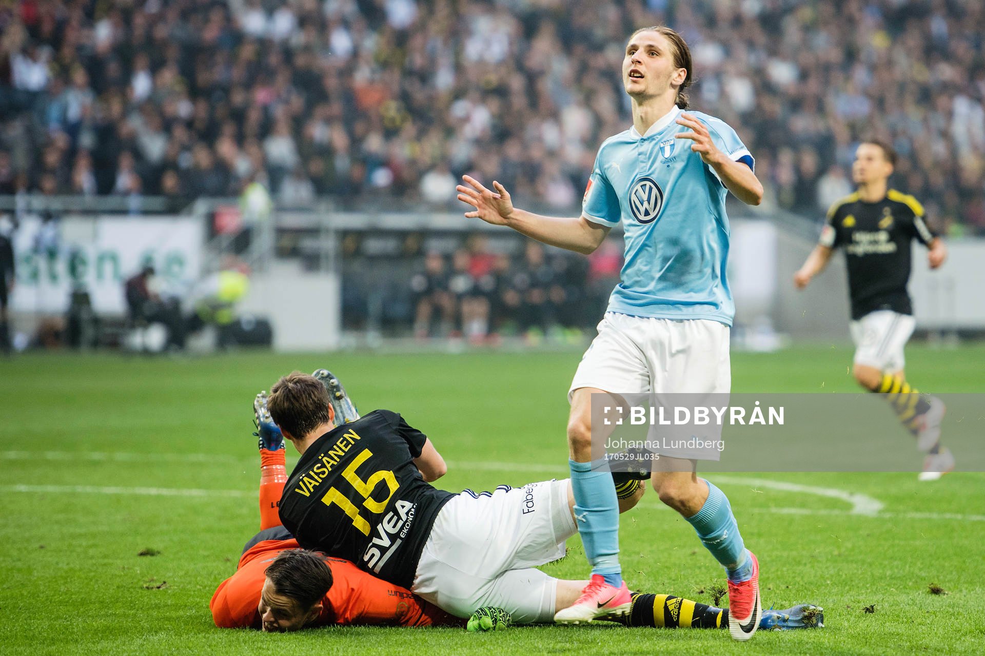 Malmö FFs Pawel Cibicki deppar