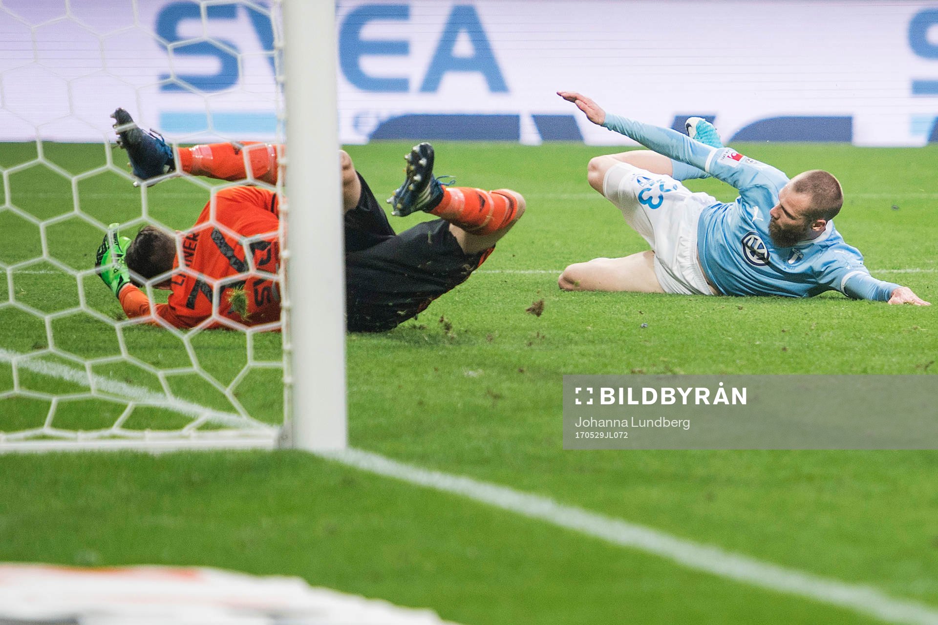 Malmö FFs Jo Inge Berget med en målchans