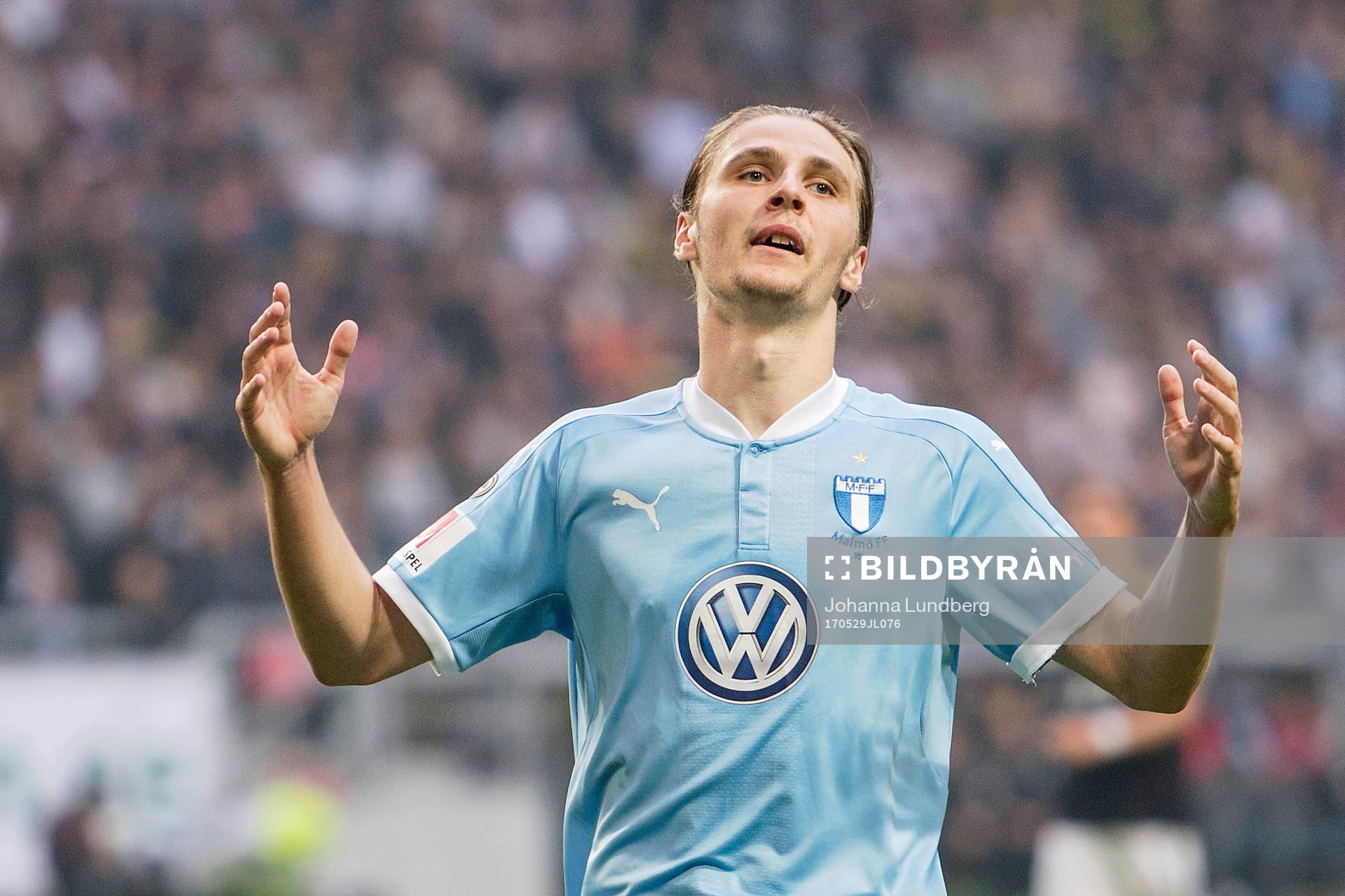 Malmö FFs Pawel Cibicki deppar