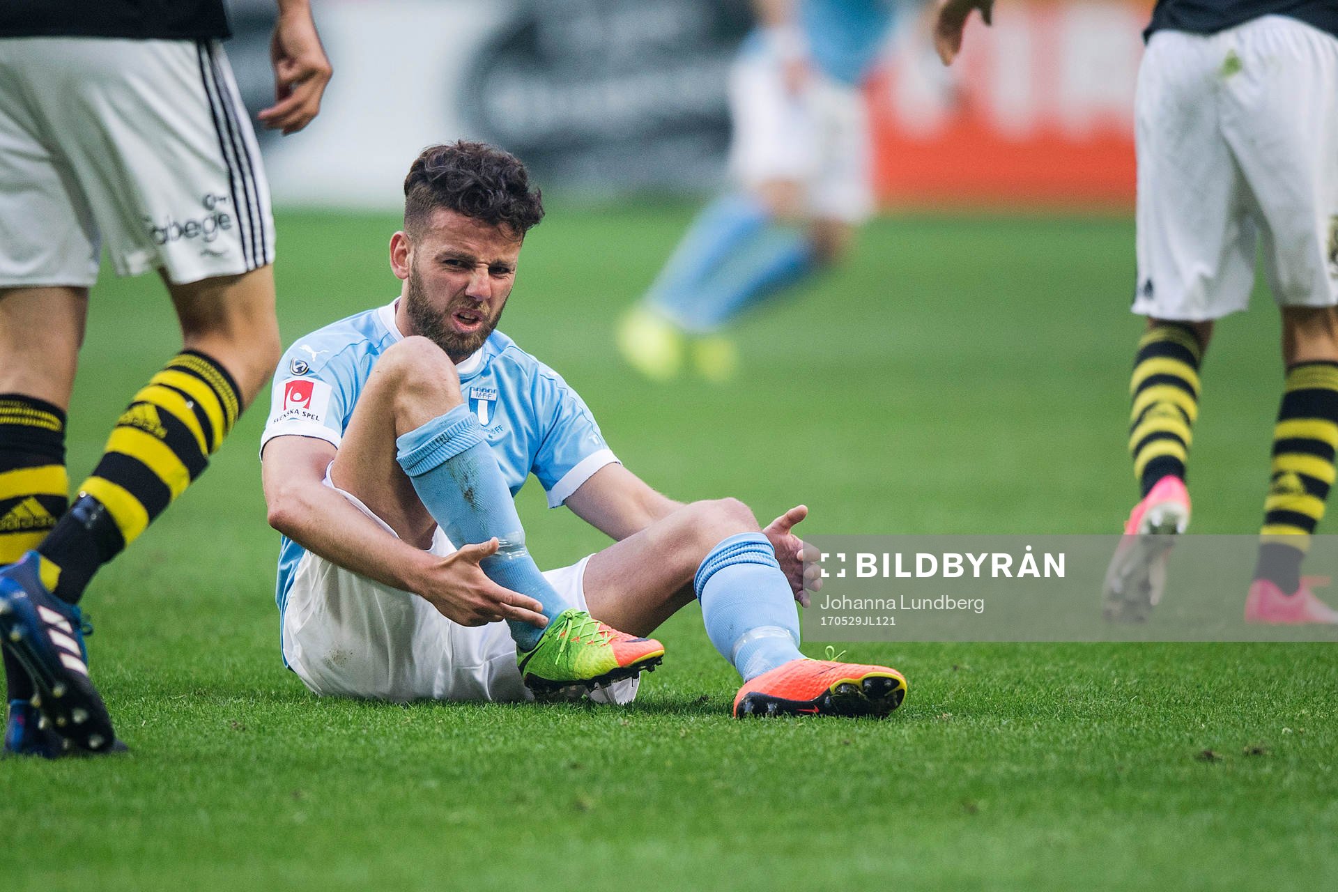Malmö FFs Erdal Rakip har ont