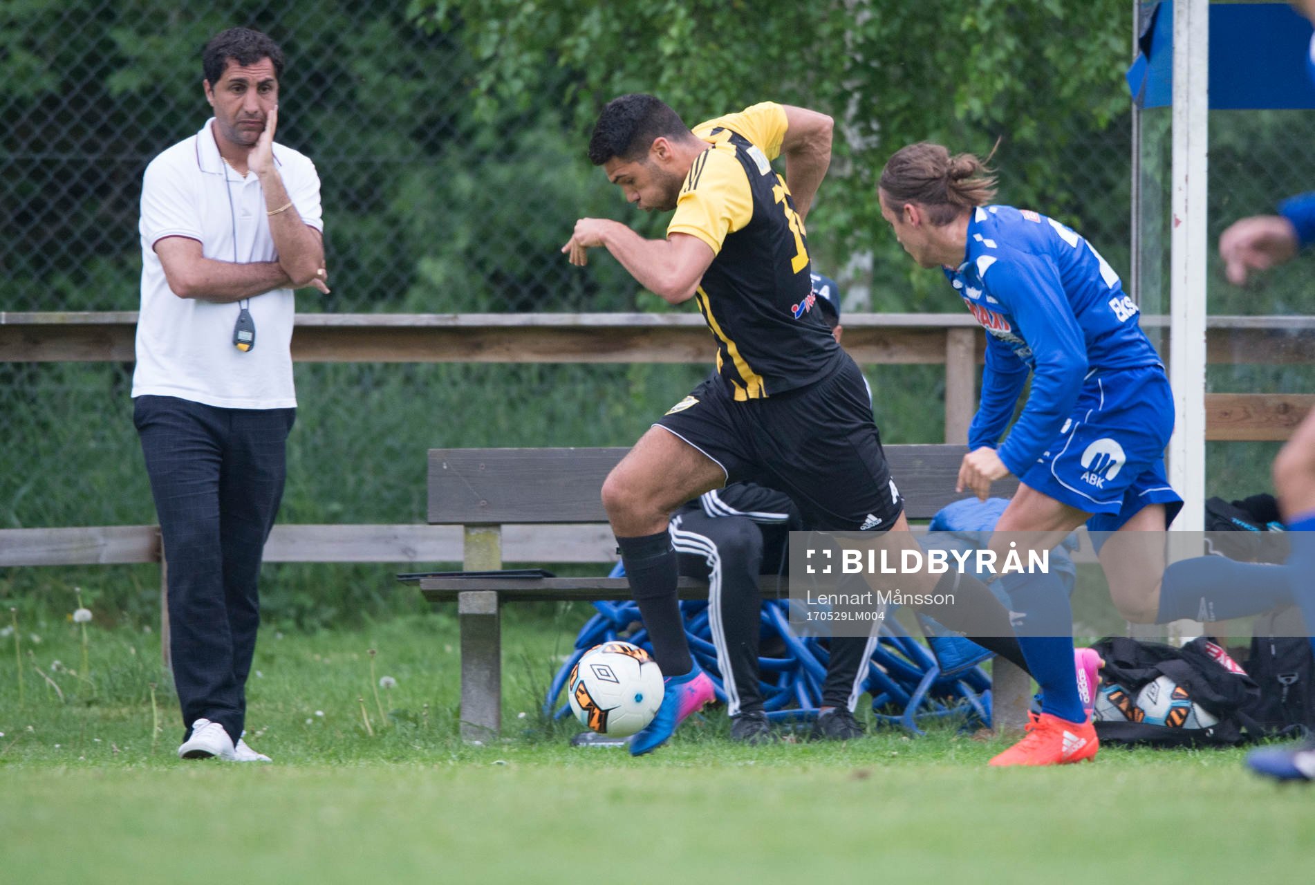 IFK Hässleholms Tommy Filipovic i B-lagsmatchen mellan