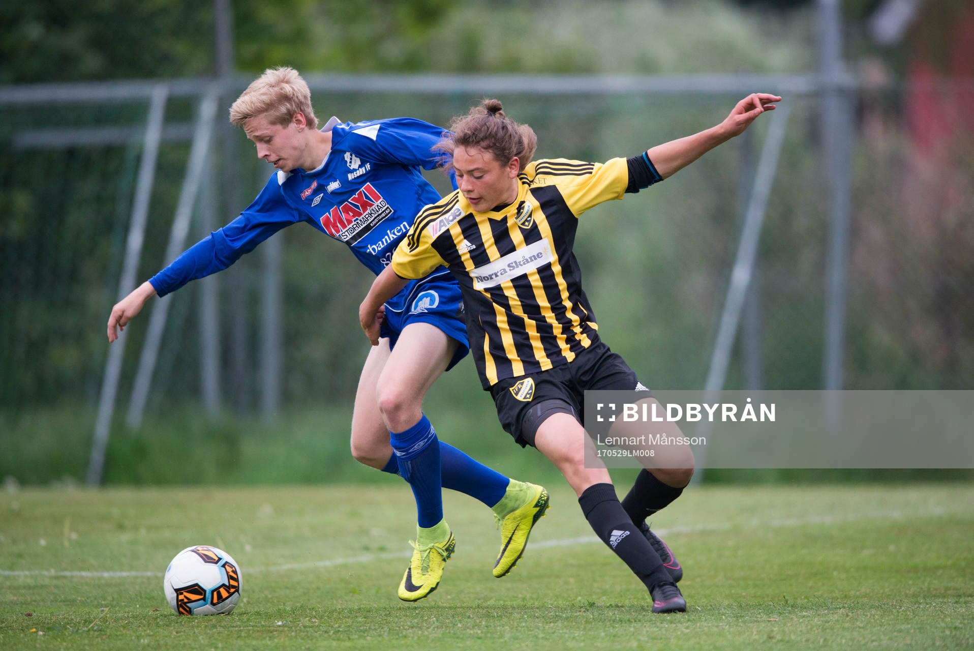 IFK Hässleholms Isak Orajärvi i B-lagsmatchen mellan