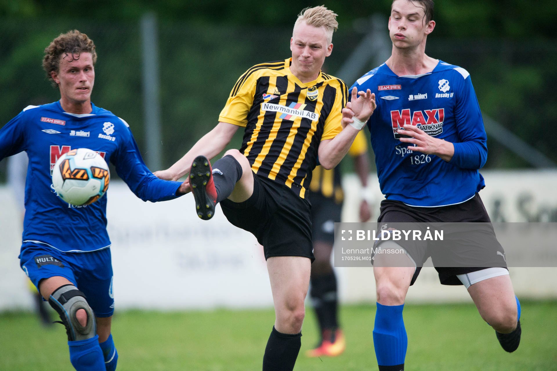 IFK Hässleholms Jonathan Brodén  i B-lagsmatchen mellan